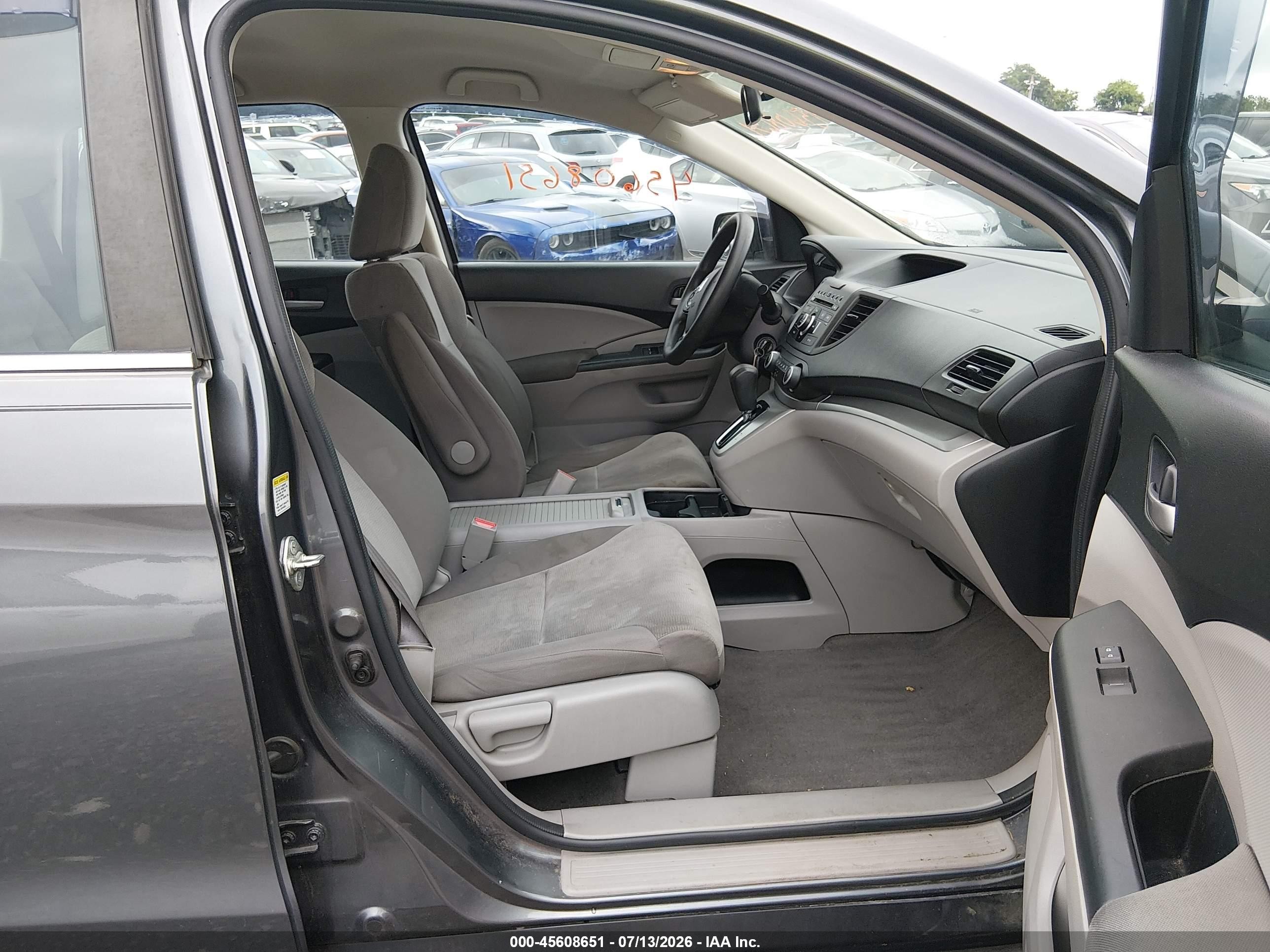 2014 Honda Cr-v Lx Серый vin: 3CZRM3H35EG704607