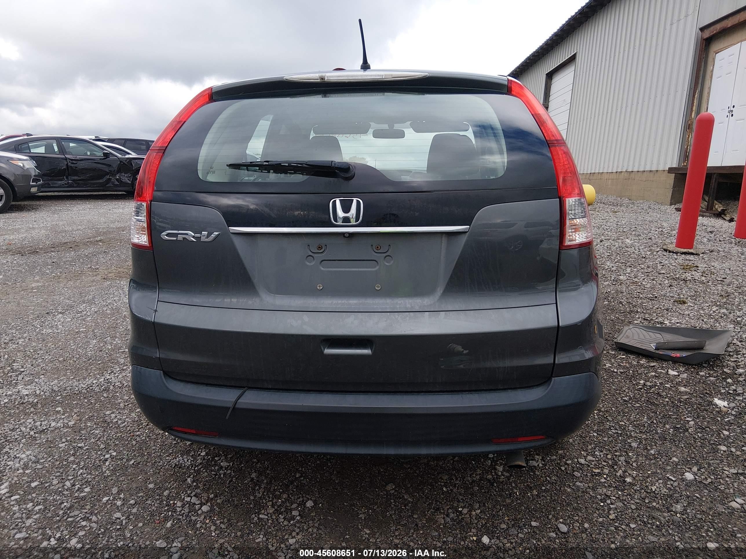 2014 Honda Cr-v Lx Серый vin: 3CZRM3H35EG704607