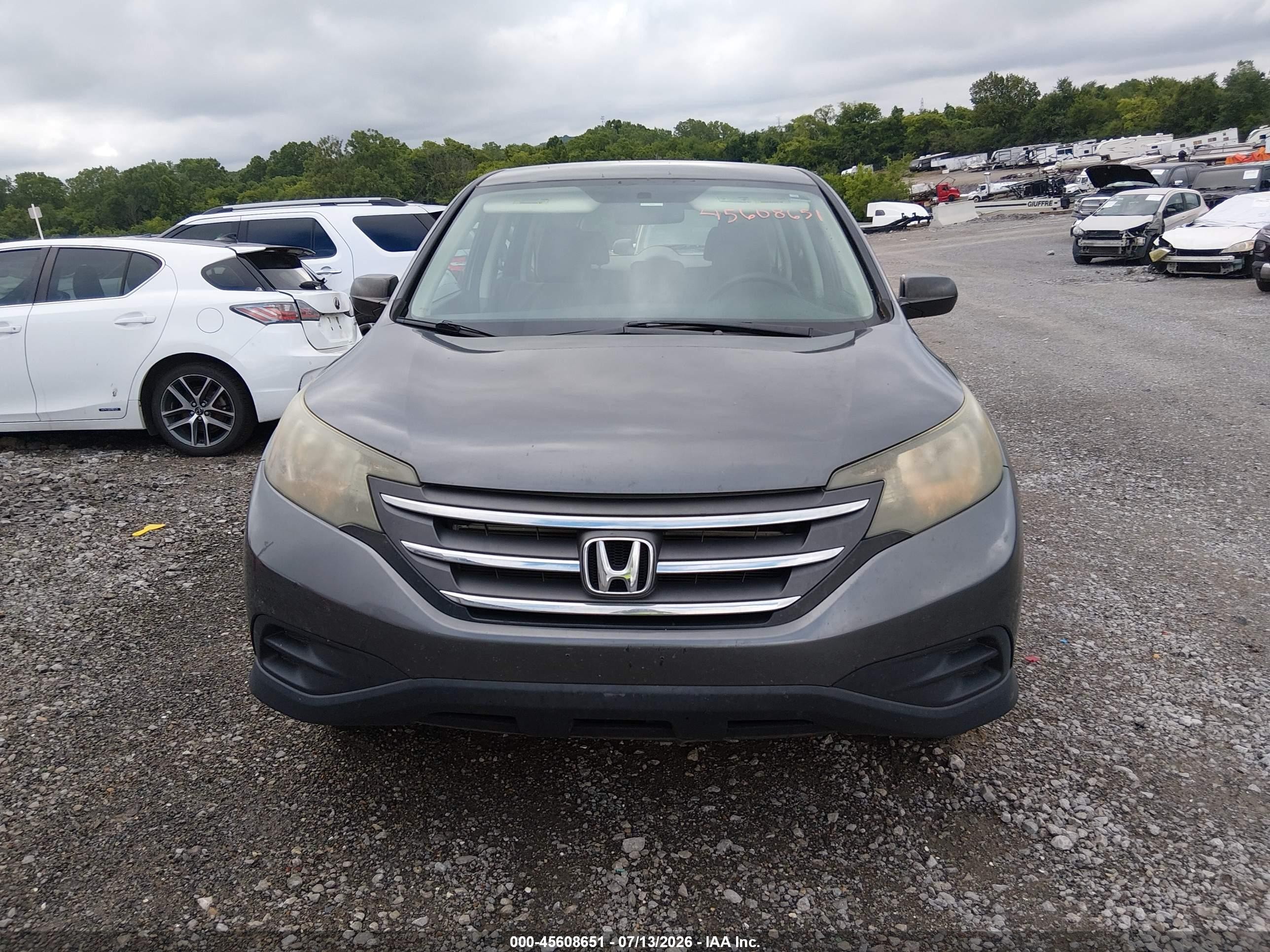 2014 Honda Cr-v Lx Серый vin: 3CZRM3H35EG704607