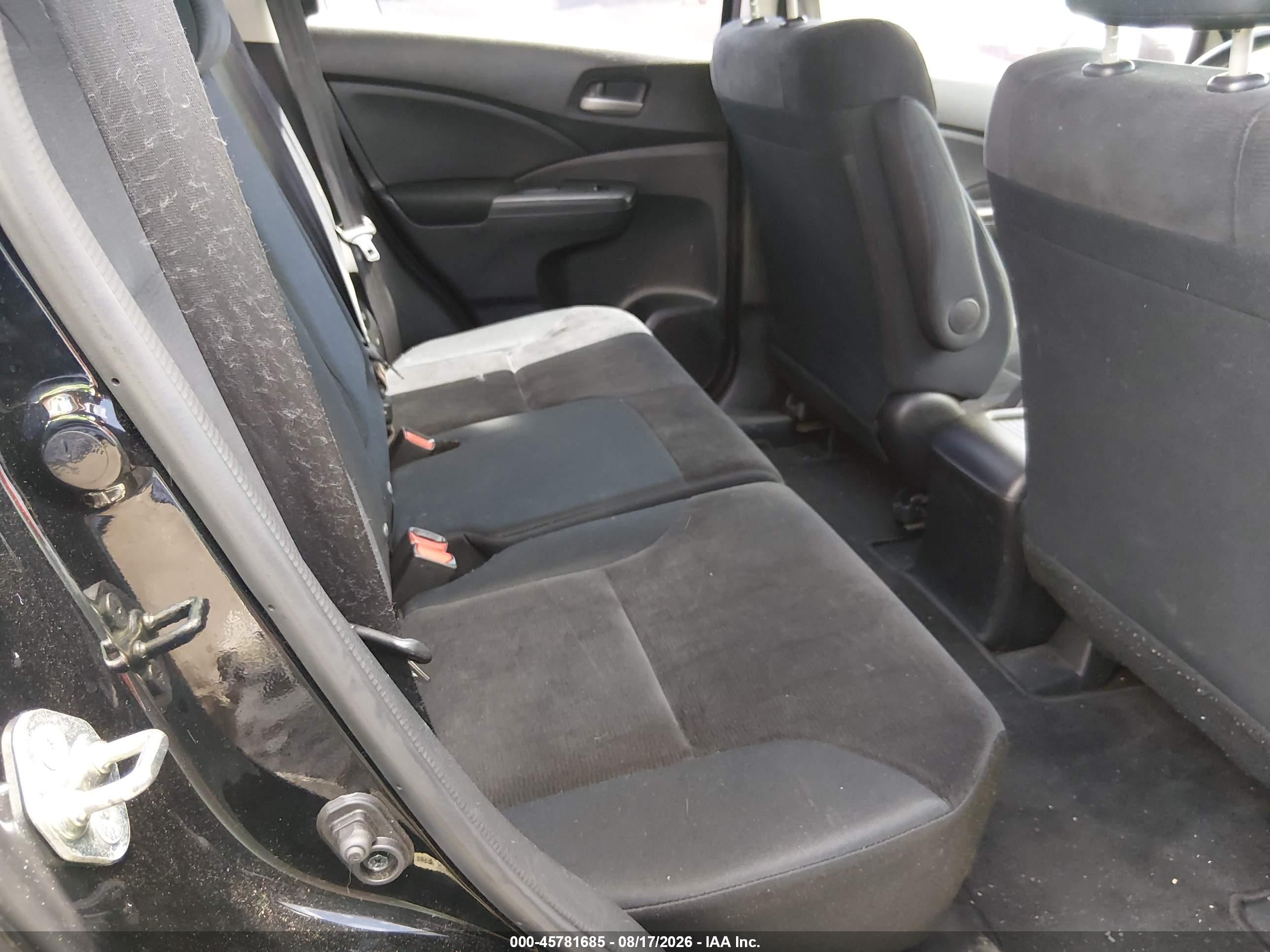 2014 Honda Cr-v Lx Black vin: 3CZRM3H35EG707099