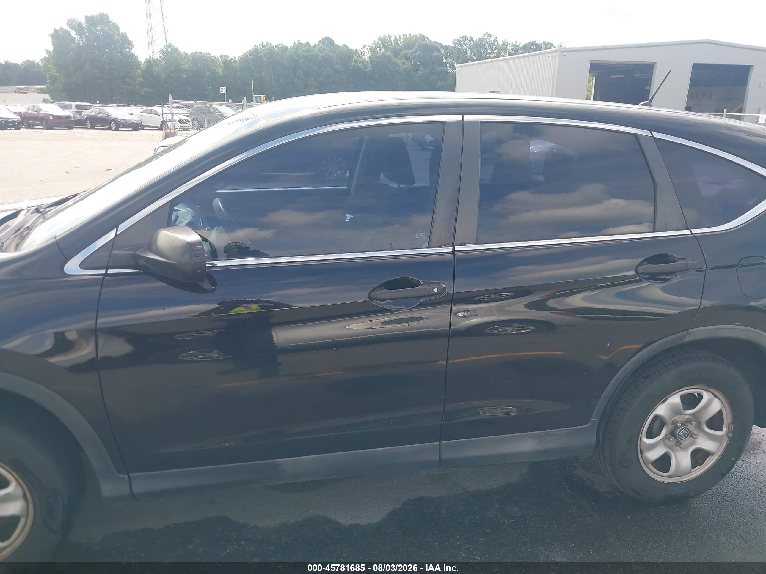 2014 Honda Cr-v Lx Black vin: 3CZRM3H35EG707099