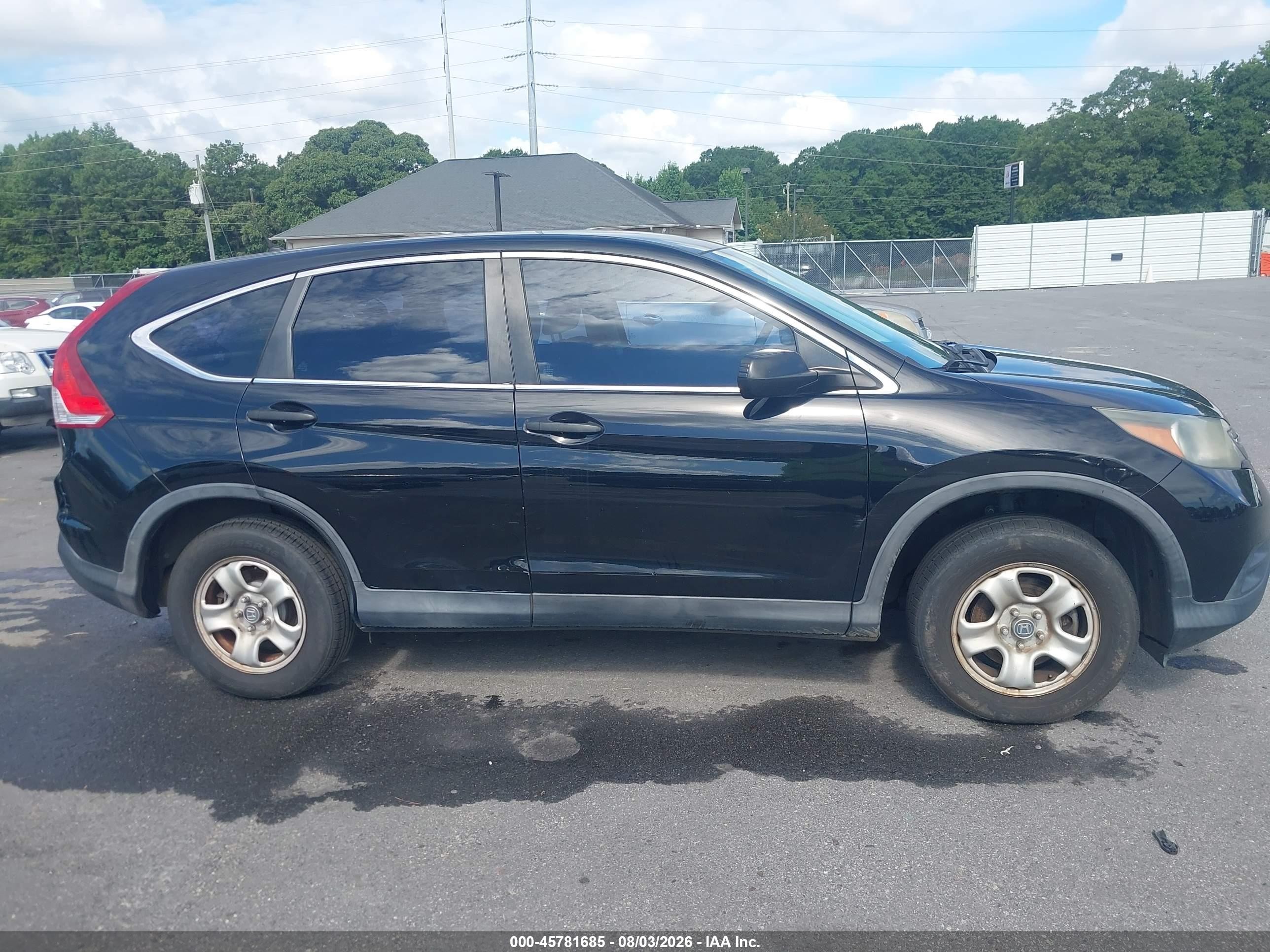 2014 Honda Cr-v Lx Black vin: 3CZRM3H35EG707099