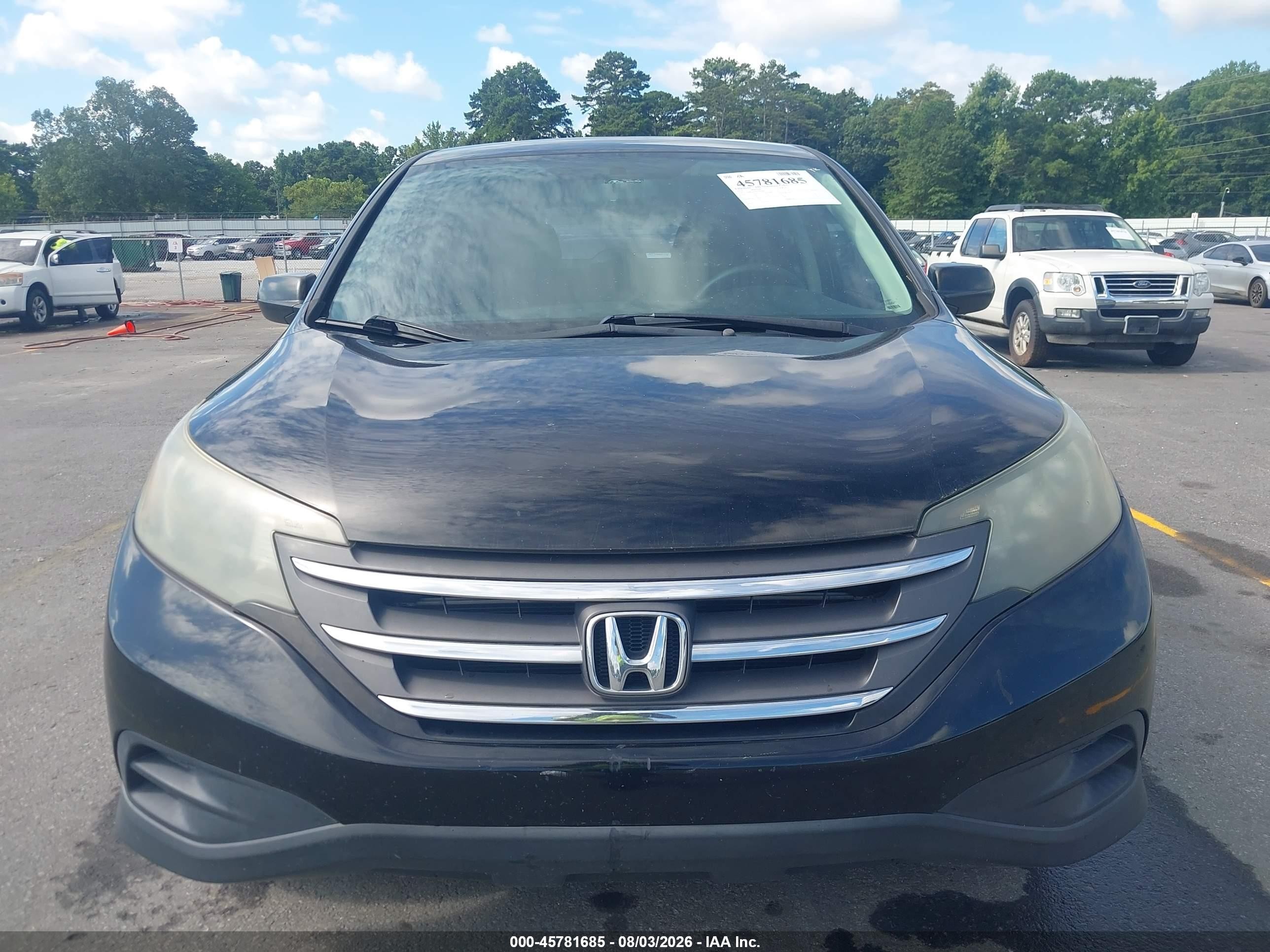2014 Honda Cr-v Lx Black vin: 3CZRM3H35EG707099