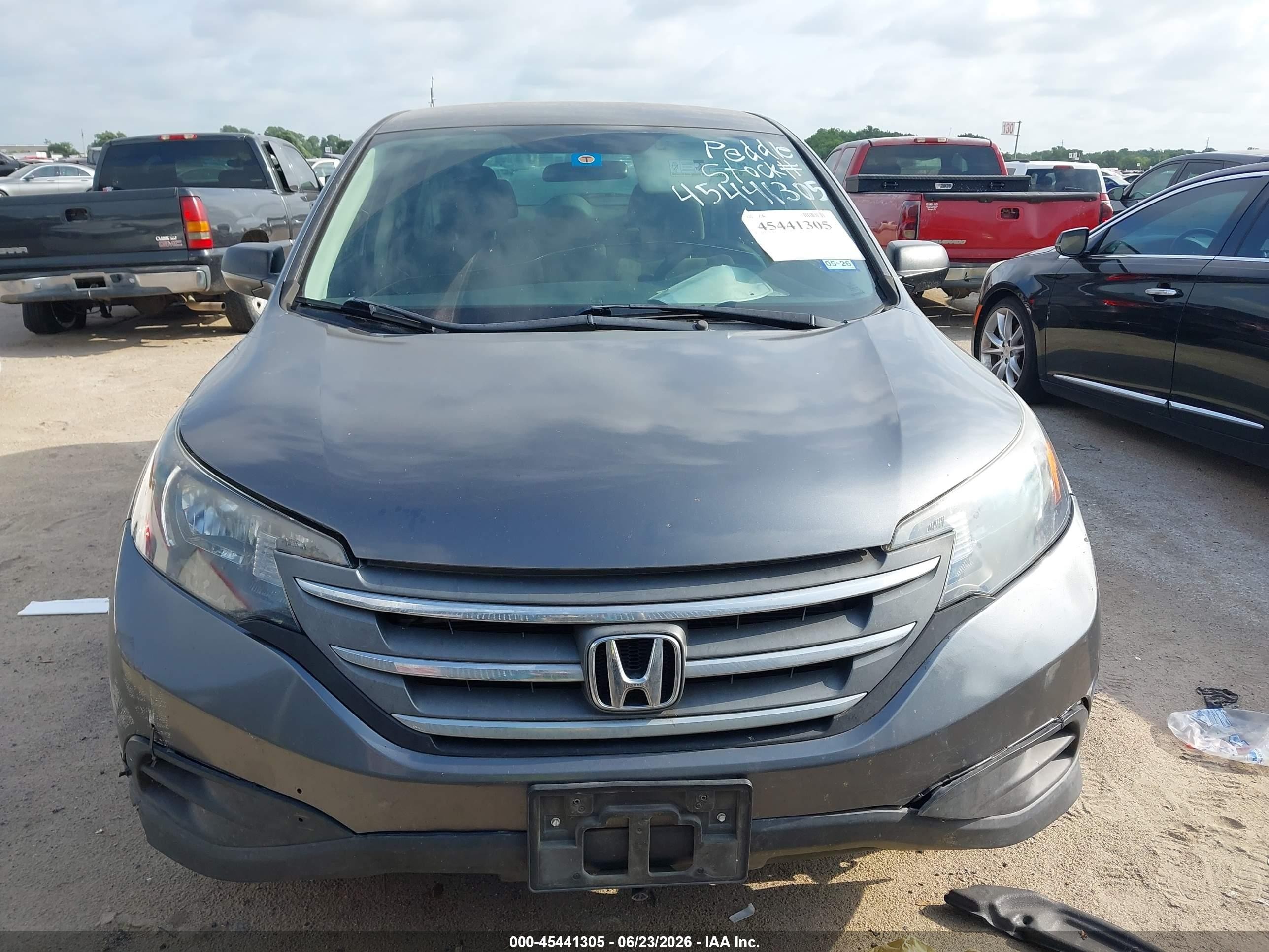 2014 Honda Cr-v Lx Gray vin: 3CZRM3H35EG708754
