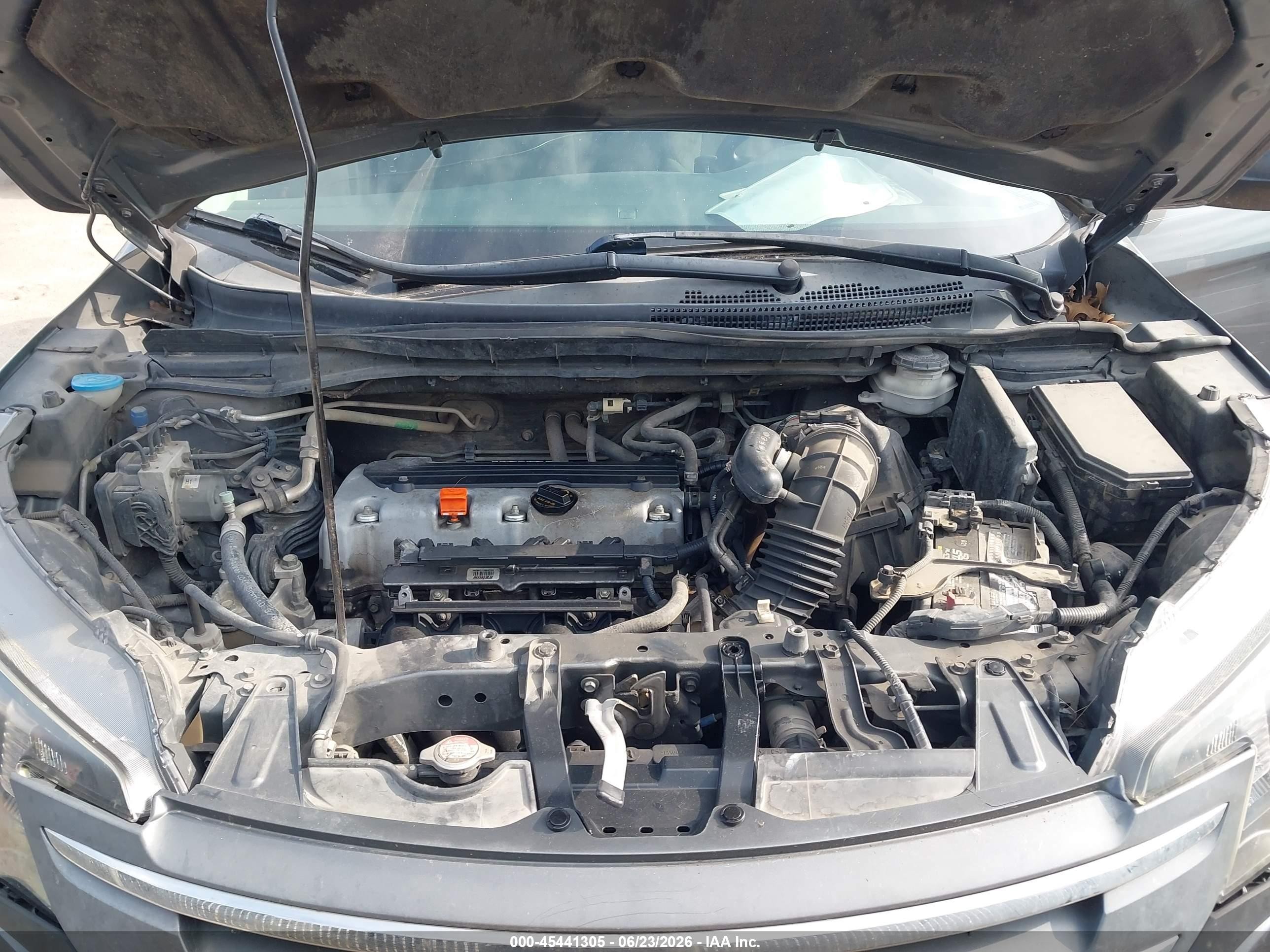 2014 Honda Cr-v Lx Gray vin: 3CZRM3H35EG708754