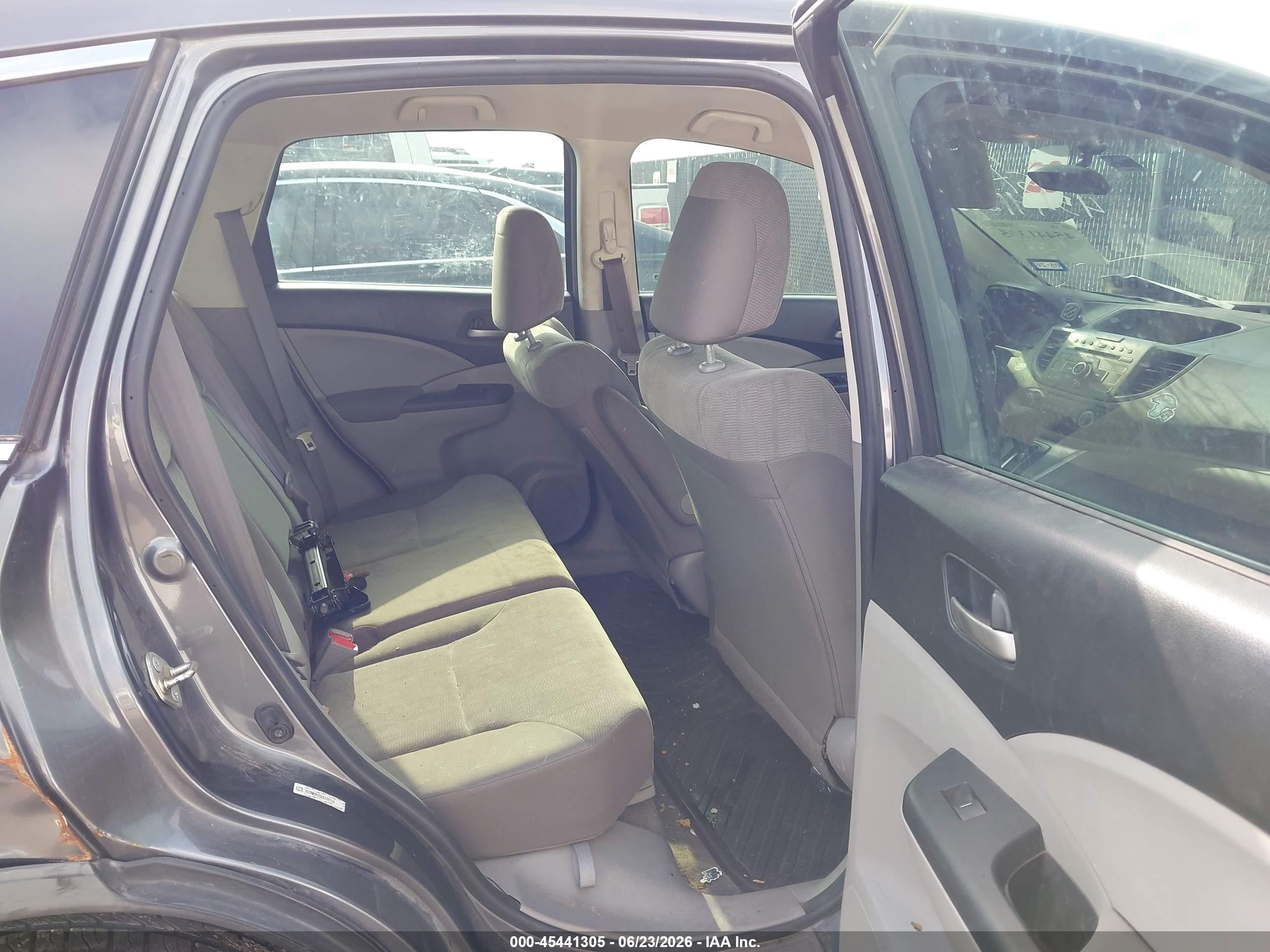 2014 Honda Cr-v Lx Gray vin: 3CZRM3H35EG708754