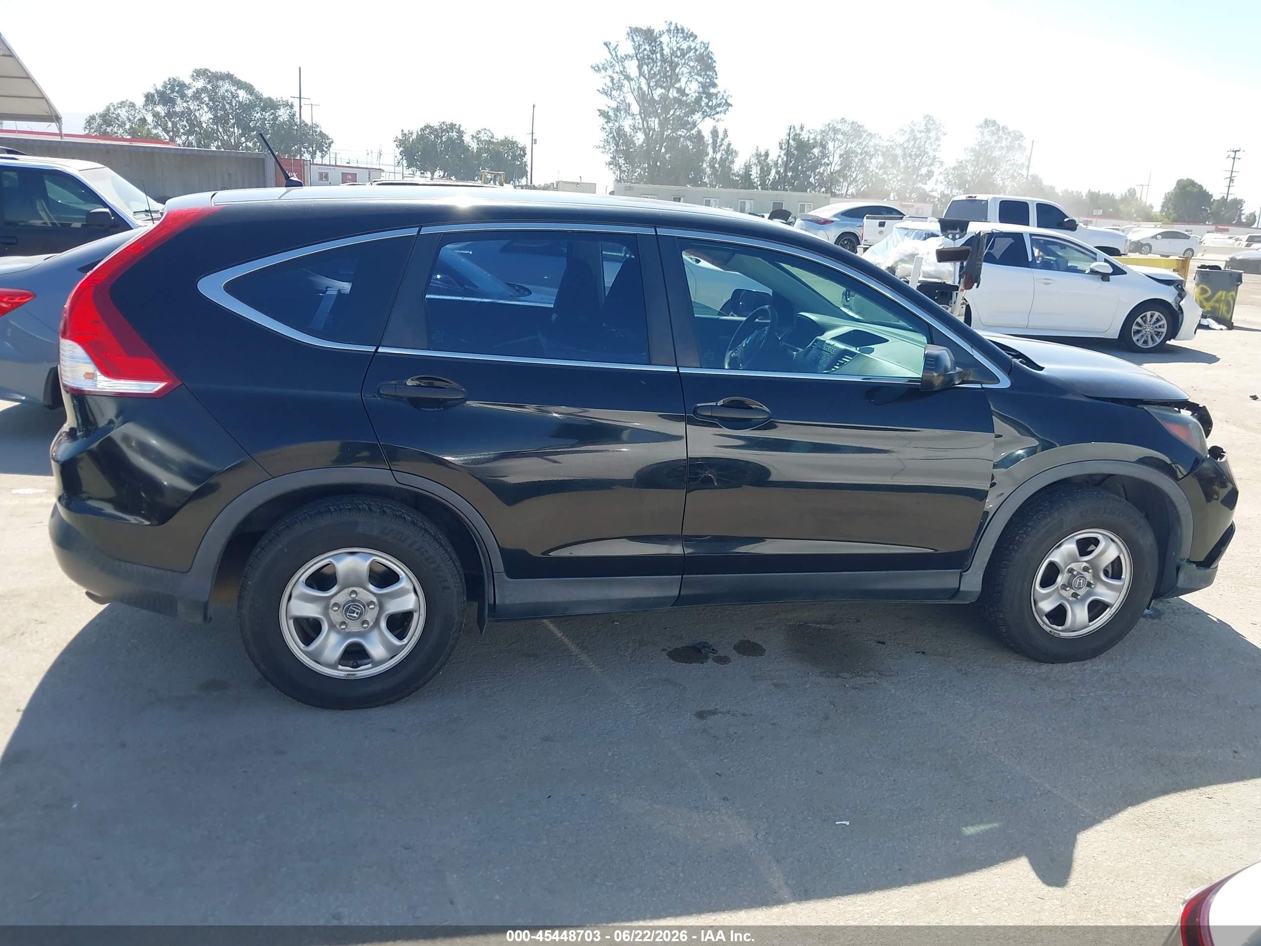 2014 Honda Cr-v Lx Black vin: 3CZRM3H35EG712965