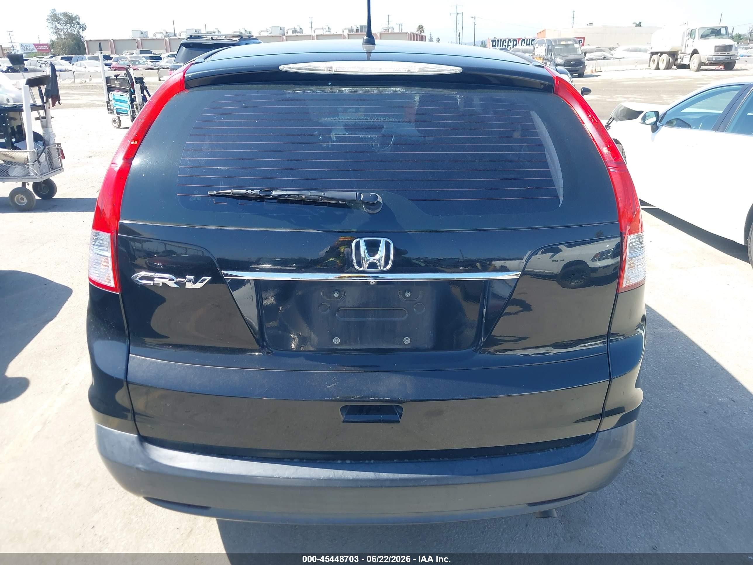 2014 Honda Cr-v Lx Black vin: 3CZRM3H35EG712965