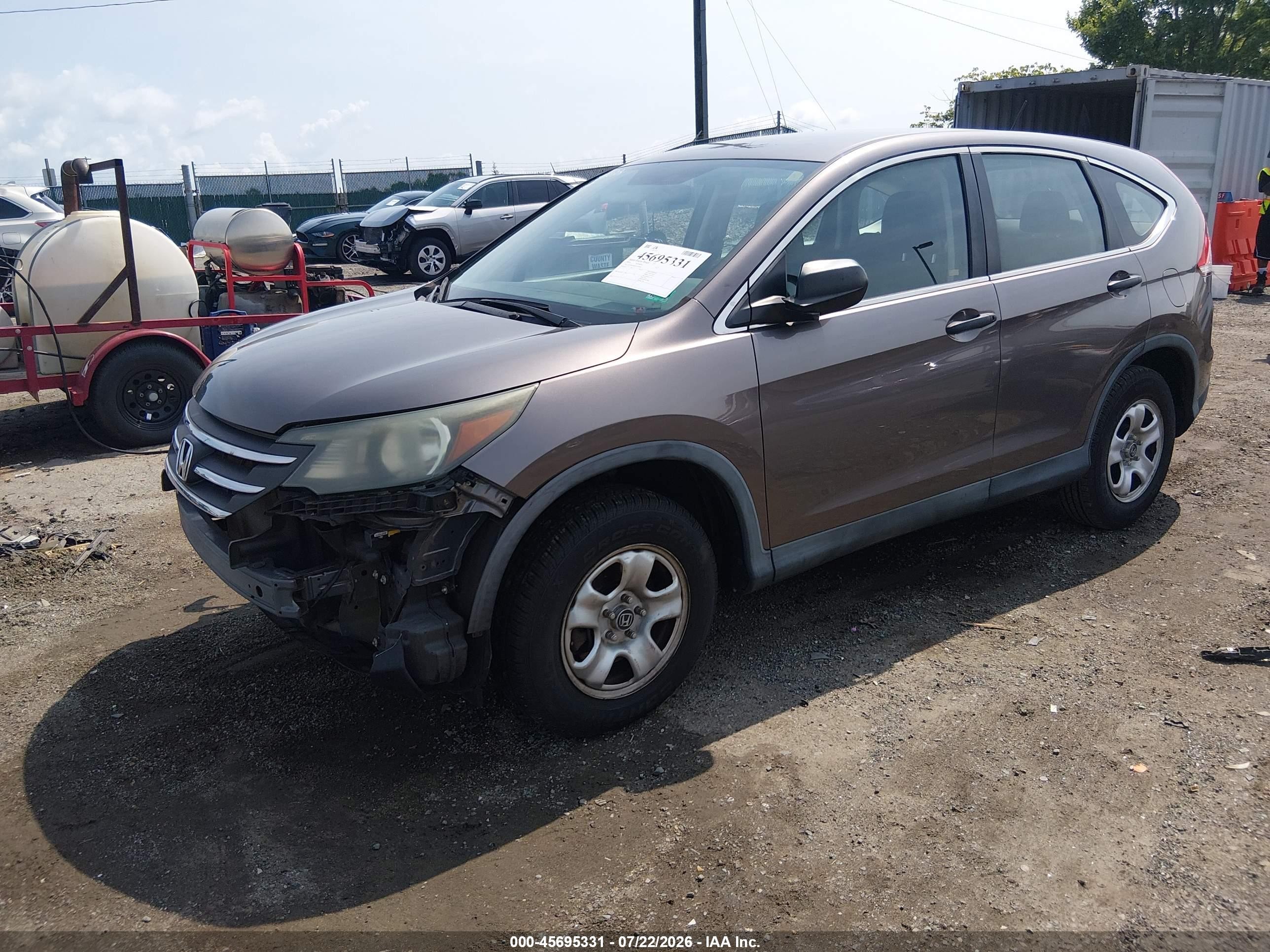 2014 Honda Cr-v Lx Gold vin: 3CZRM3H35EG716448