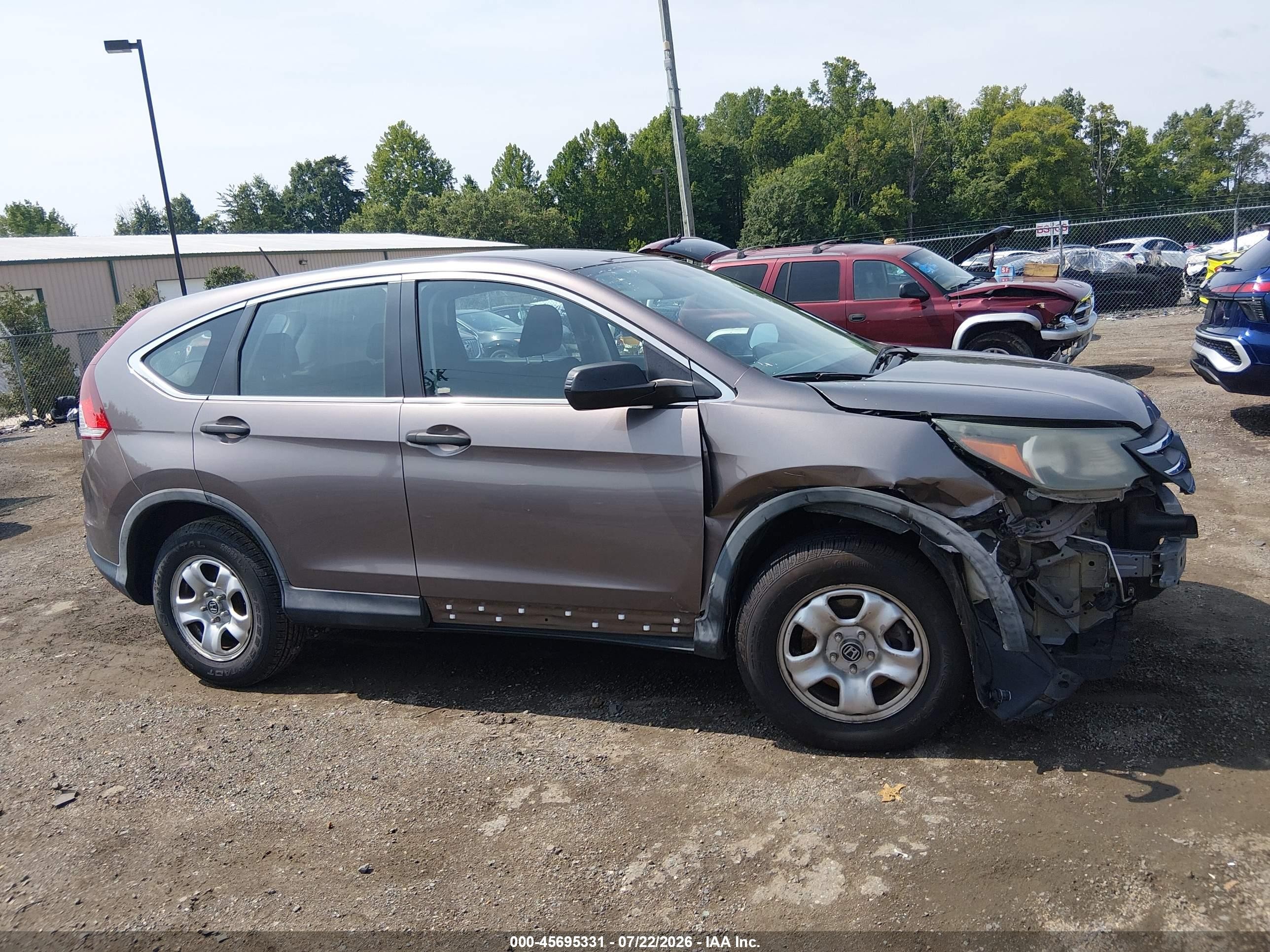 2014 Honda Cr-v Lx Gold vin: 3CZRM3H35EG716448