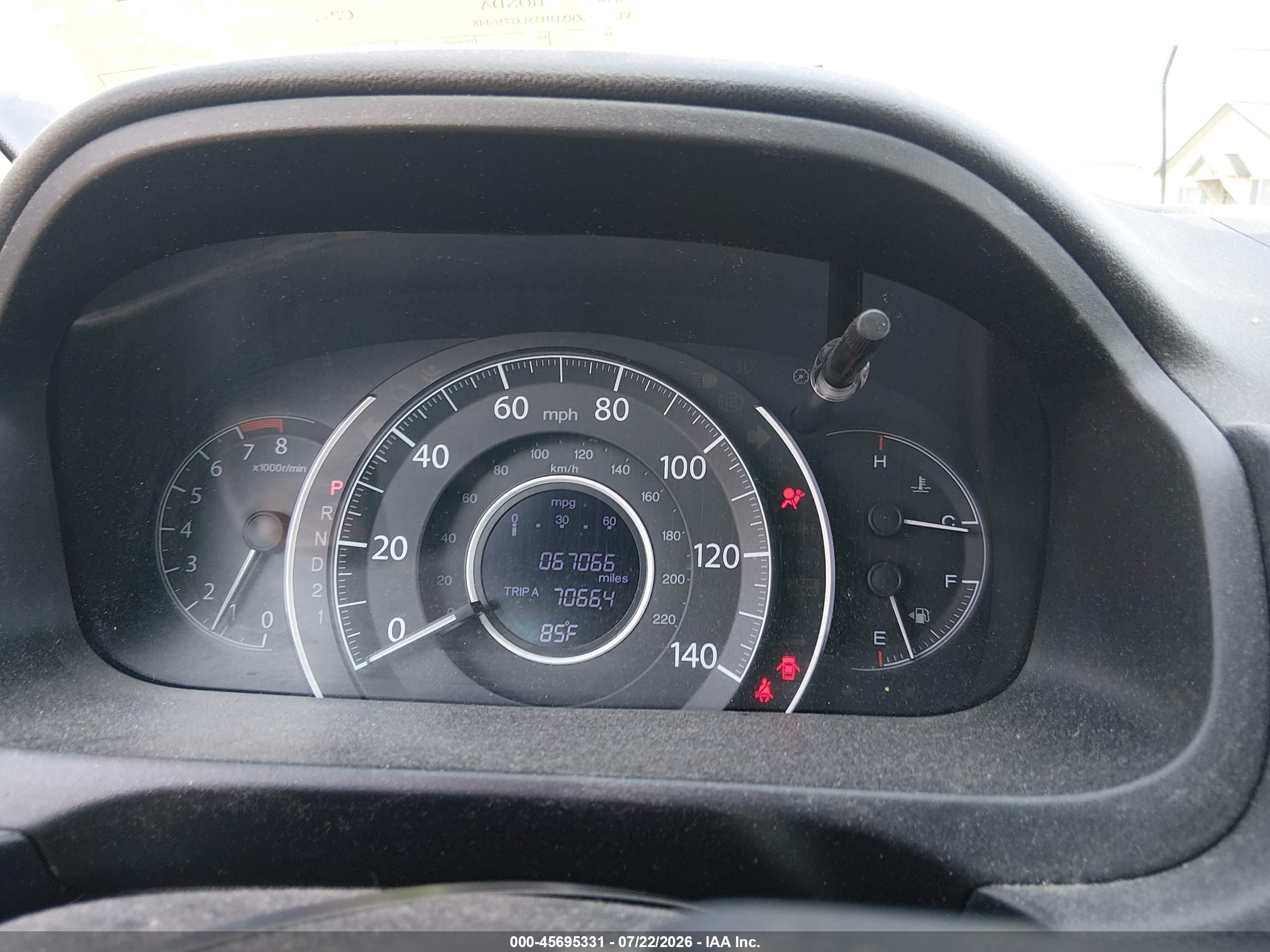 2014 Honda Cr-v Lx Gold vin: 3CZRM3H35EG716448