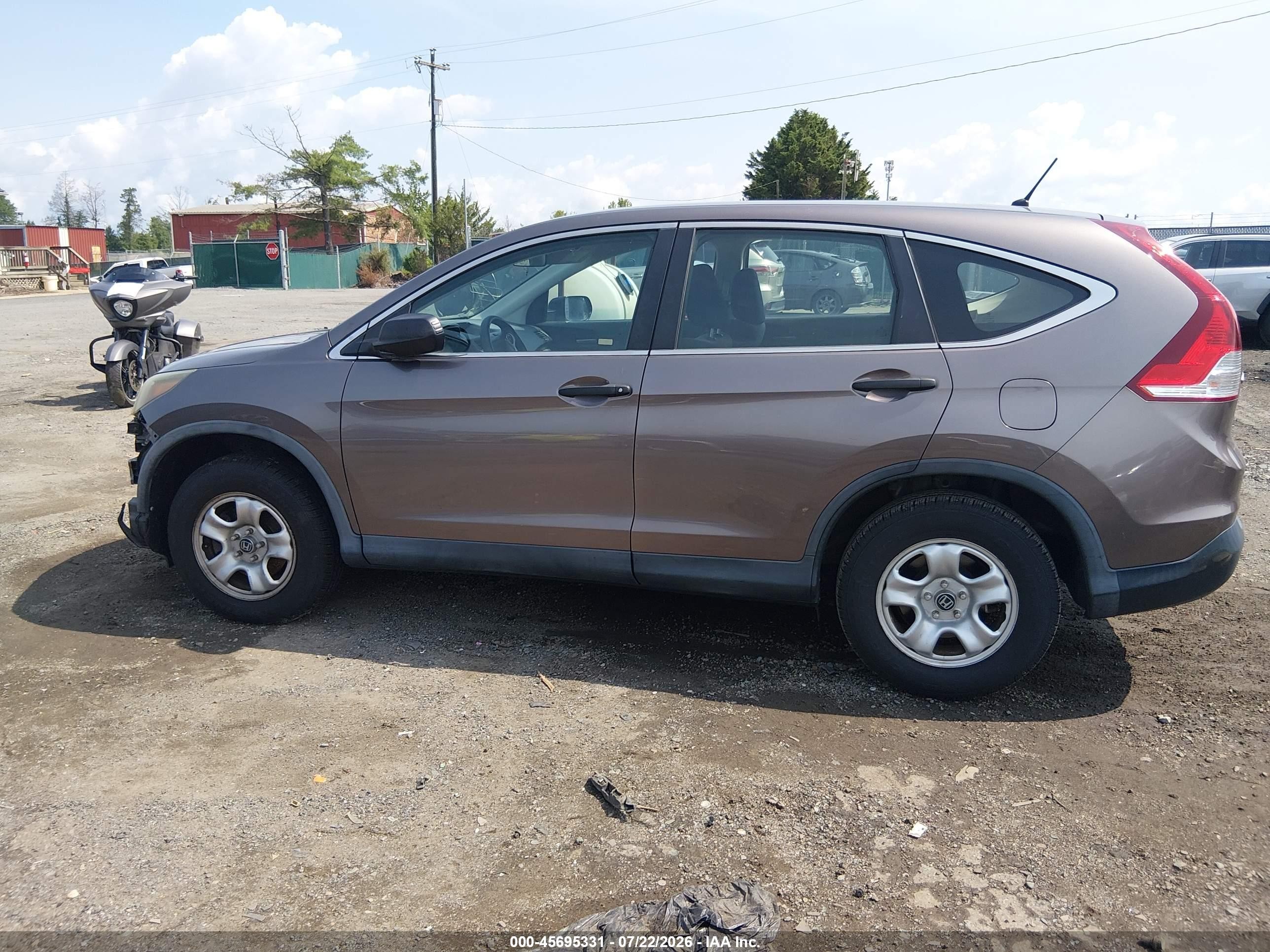 2014 Honda Cr-v Lx Gold vin: 3CZRM3H35EG716448