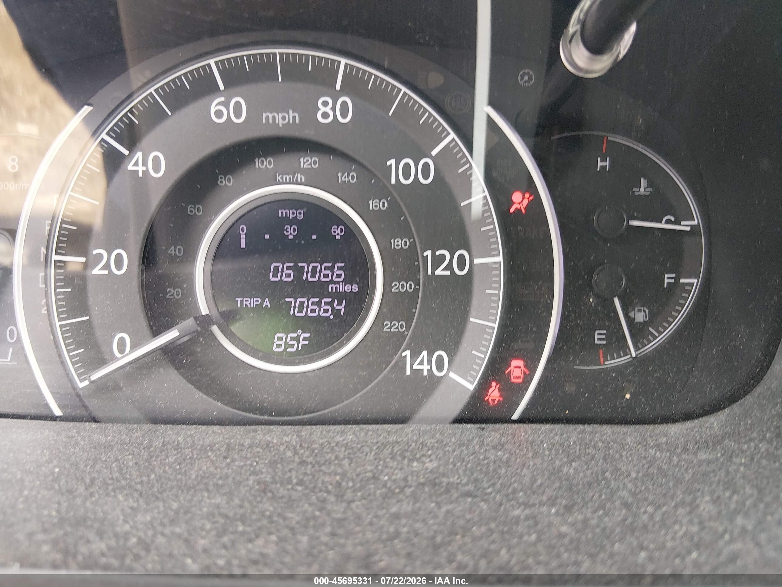 2014 Honda Cr-v Lx Gold vin: 3CZRM3H35EG716448