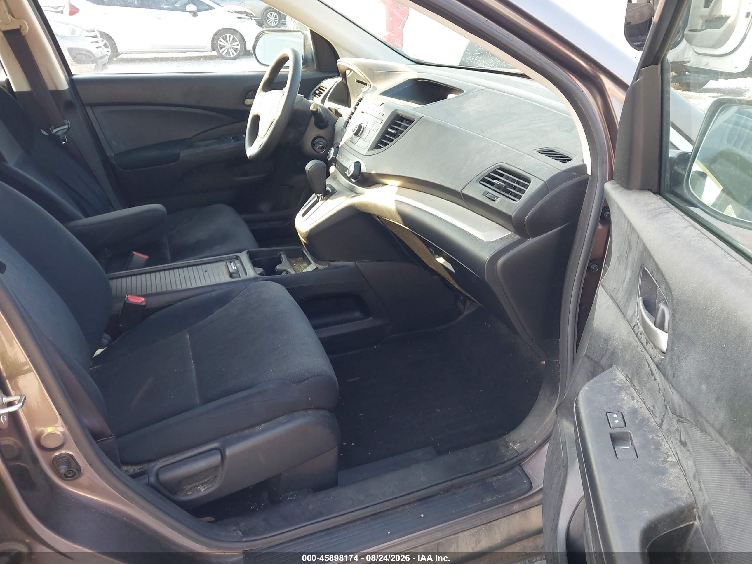 2014 Honda Cr-v Lx Gray vin: 3CZRM3H35EG716563
