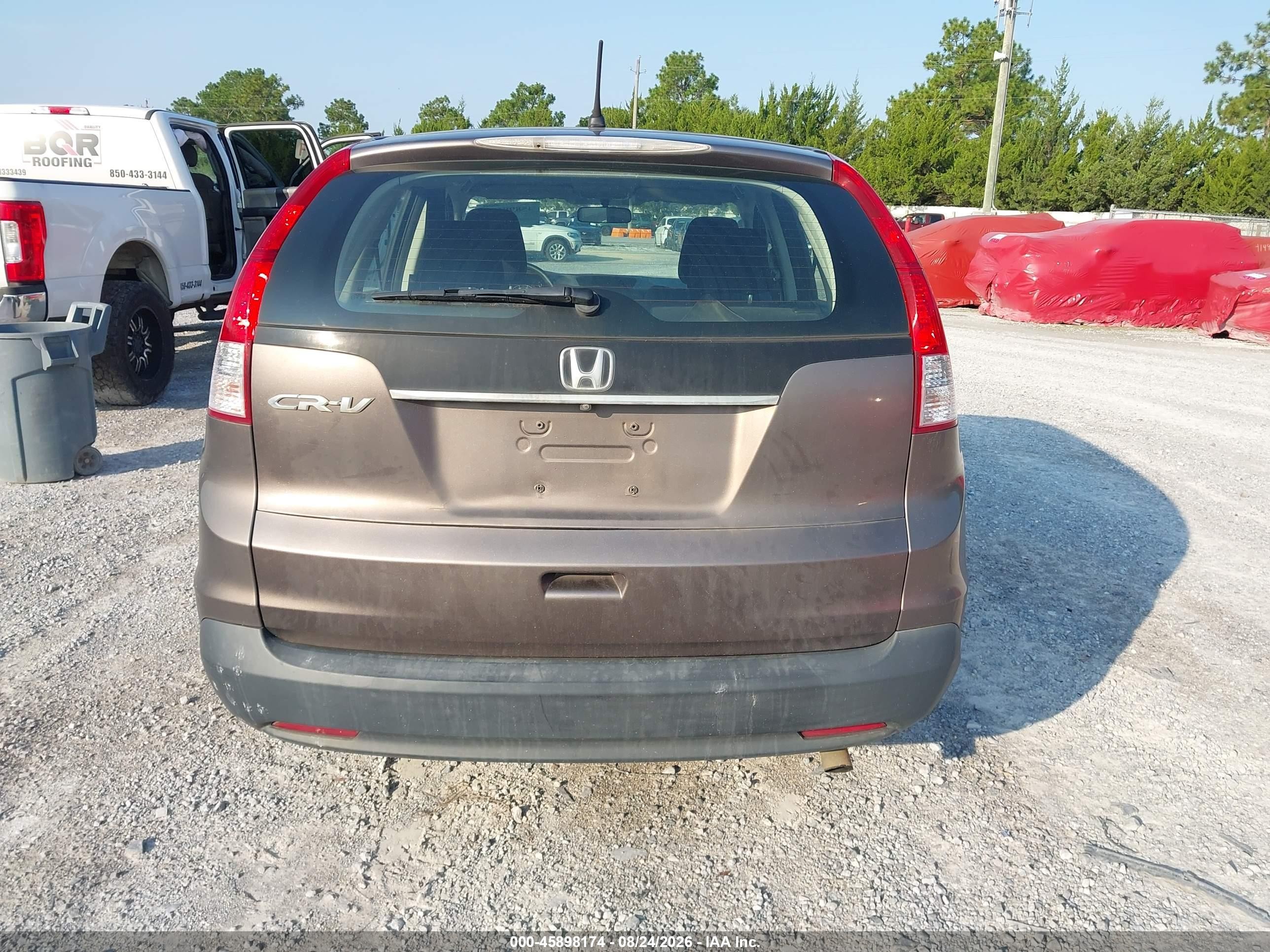 2014 Honda Cr-v Lx Gray vin: 3CZRM3H35EG716563