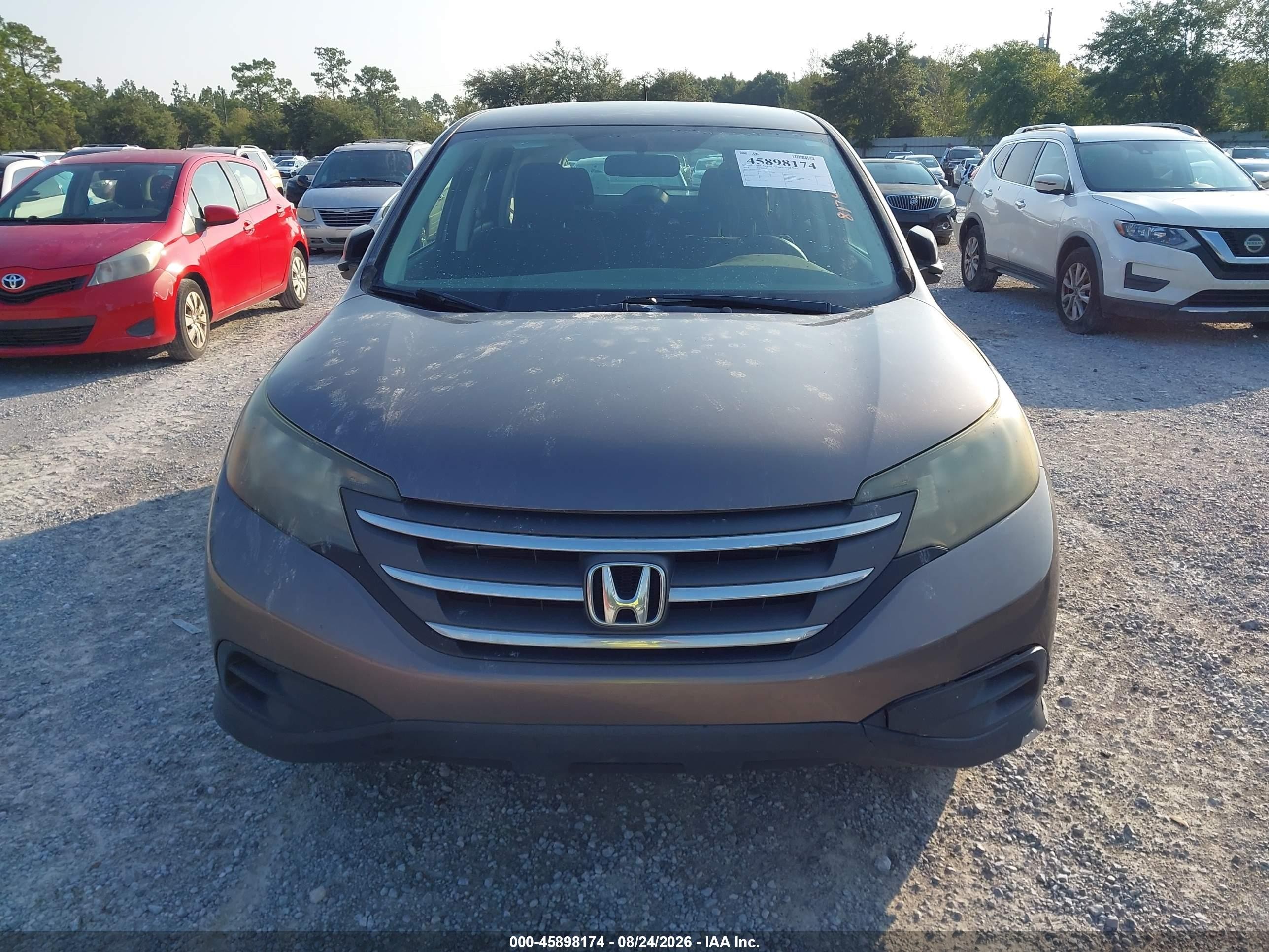 2014 Honda Cr-v Lx Gray vin: 3CZRM3H35EG716563