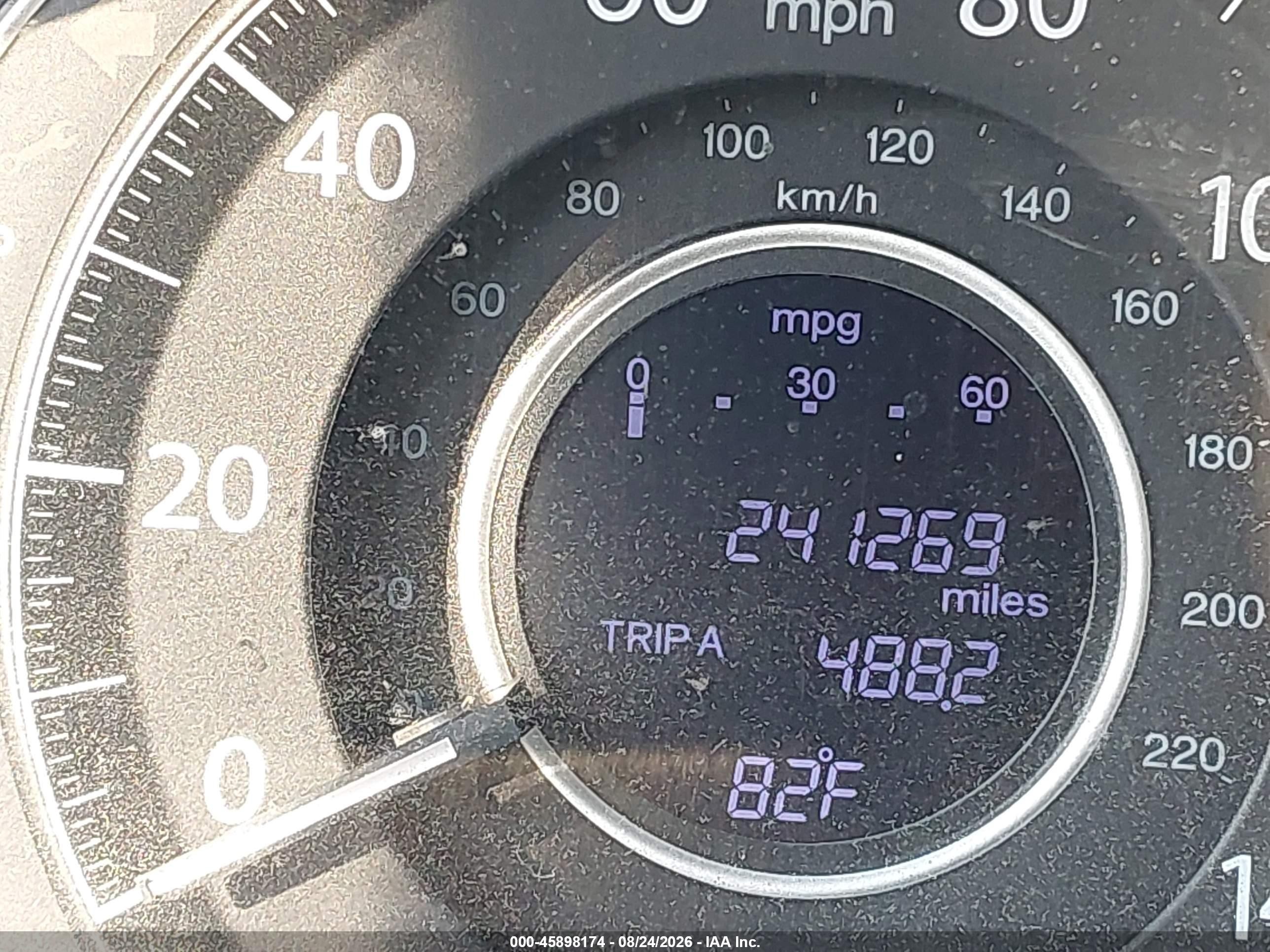 2014 Honda Cr-v Lx Gray vin: 3CZRM3H35EG716563