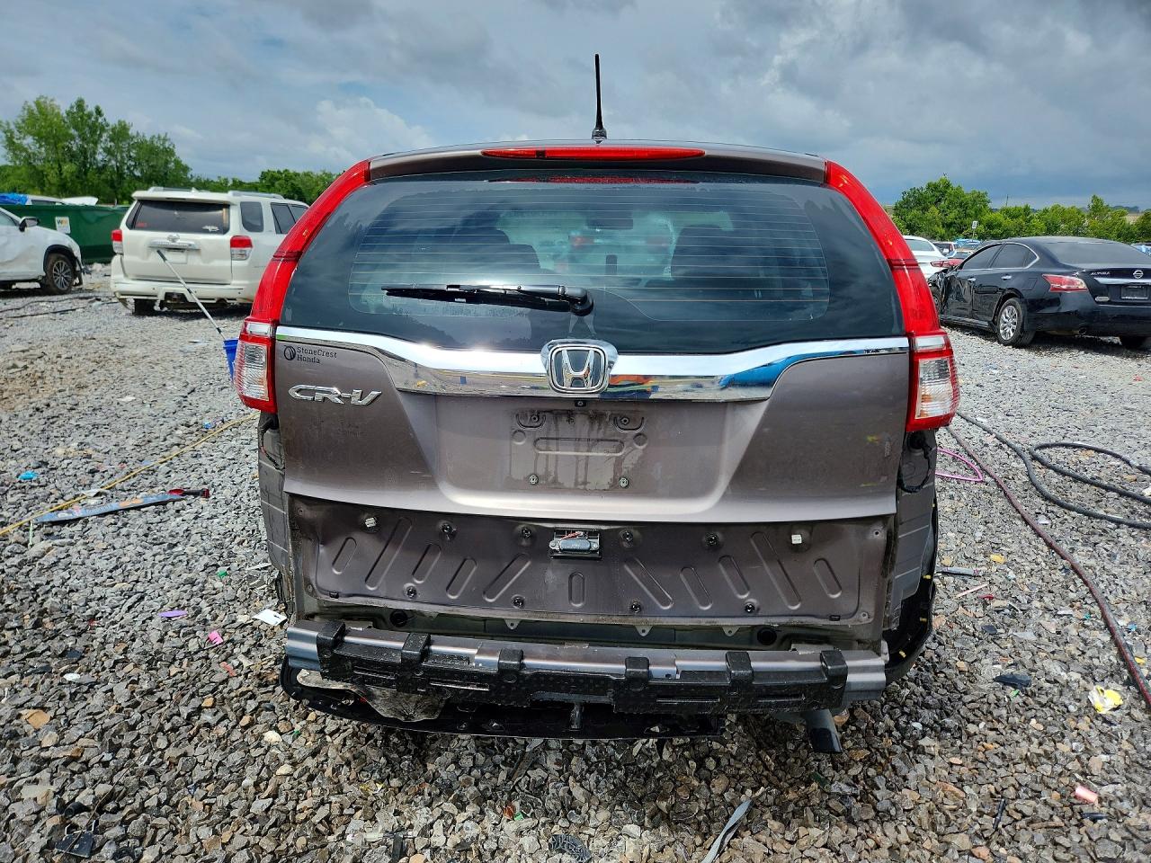2015 Honda Cr-v Lx Tan vin: 3CZRM3H35FG705161