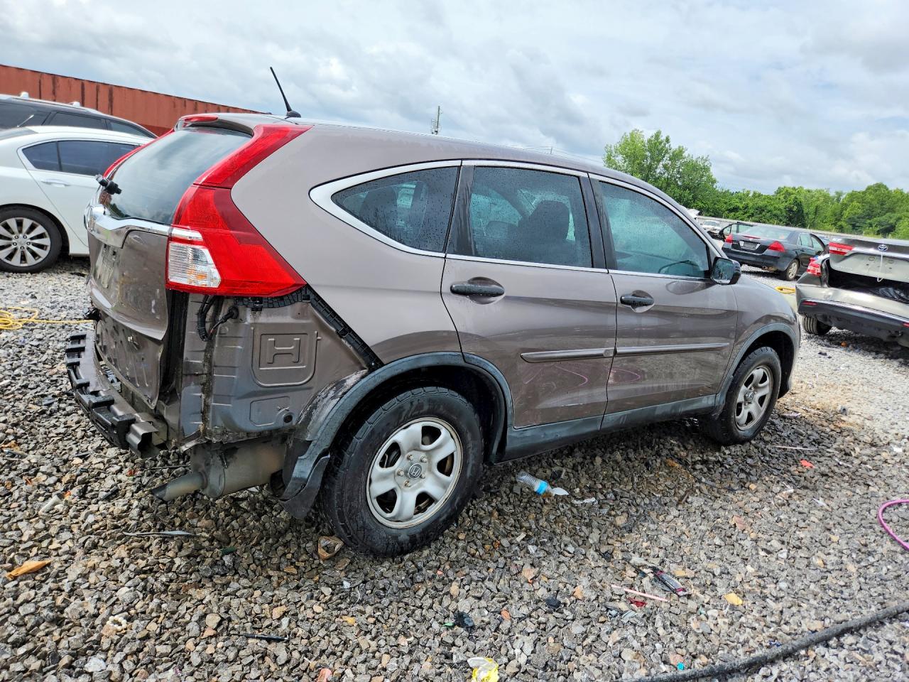 2015 Honda Cr-v Lx Tan vin: 3CZRM3H35FG705161