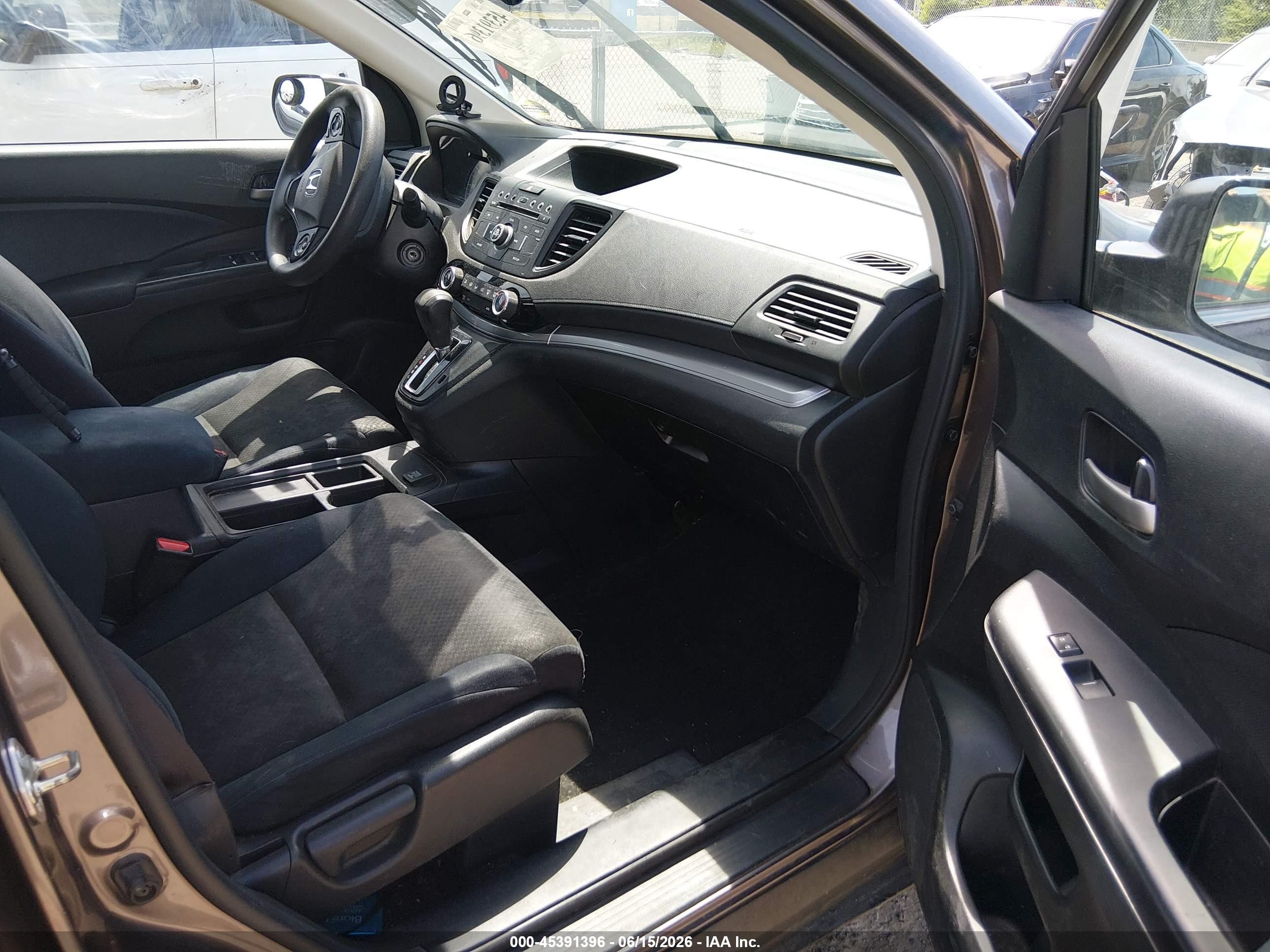 2015 Honda Cr-v Lx Серый vin: 3CZRM3H35FG709615