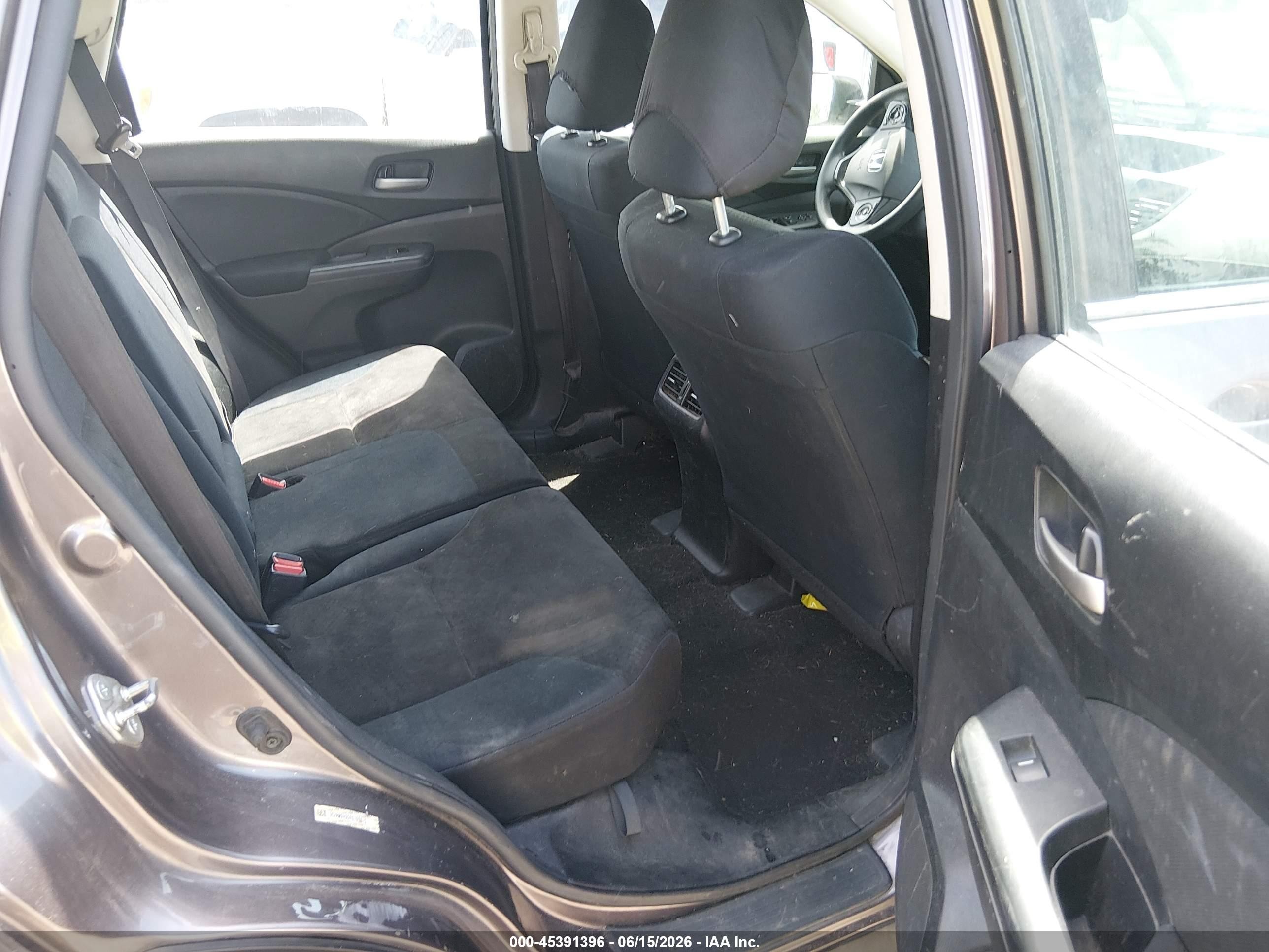 2015 Honda Cr-v Lx Серый vin: 3CZRM3H35FG709615