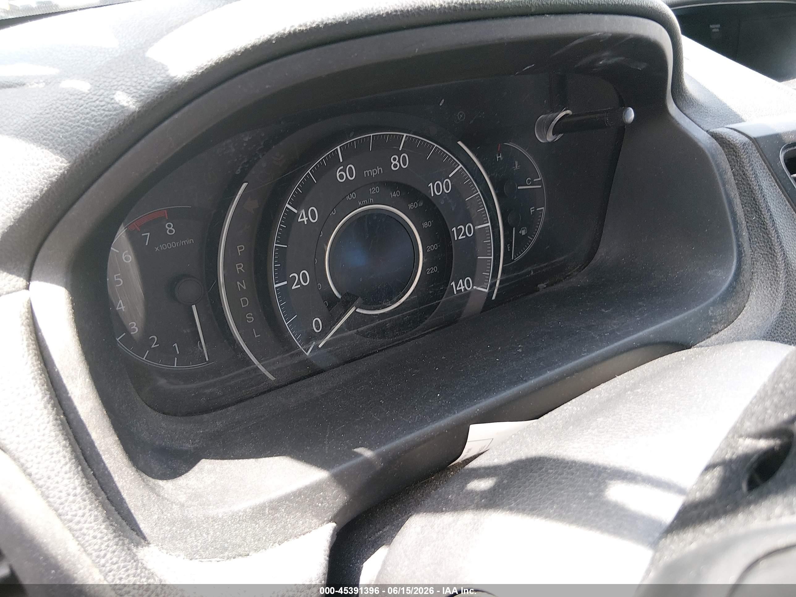 2015 Honda Cr-v Lx Серый vin: 3CZRM3H35FG709615