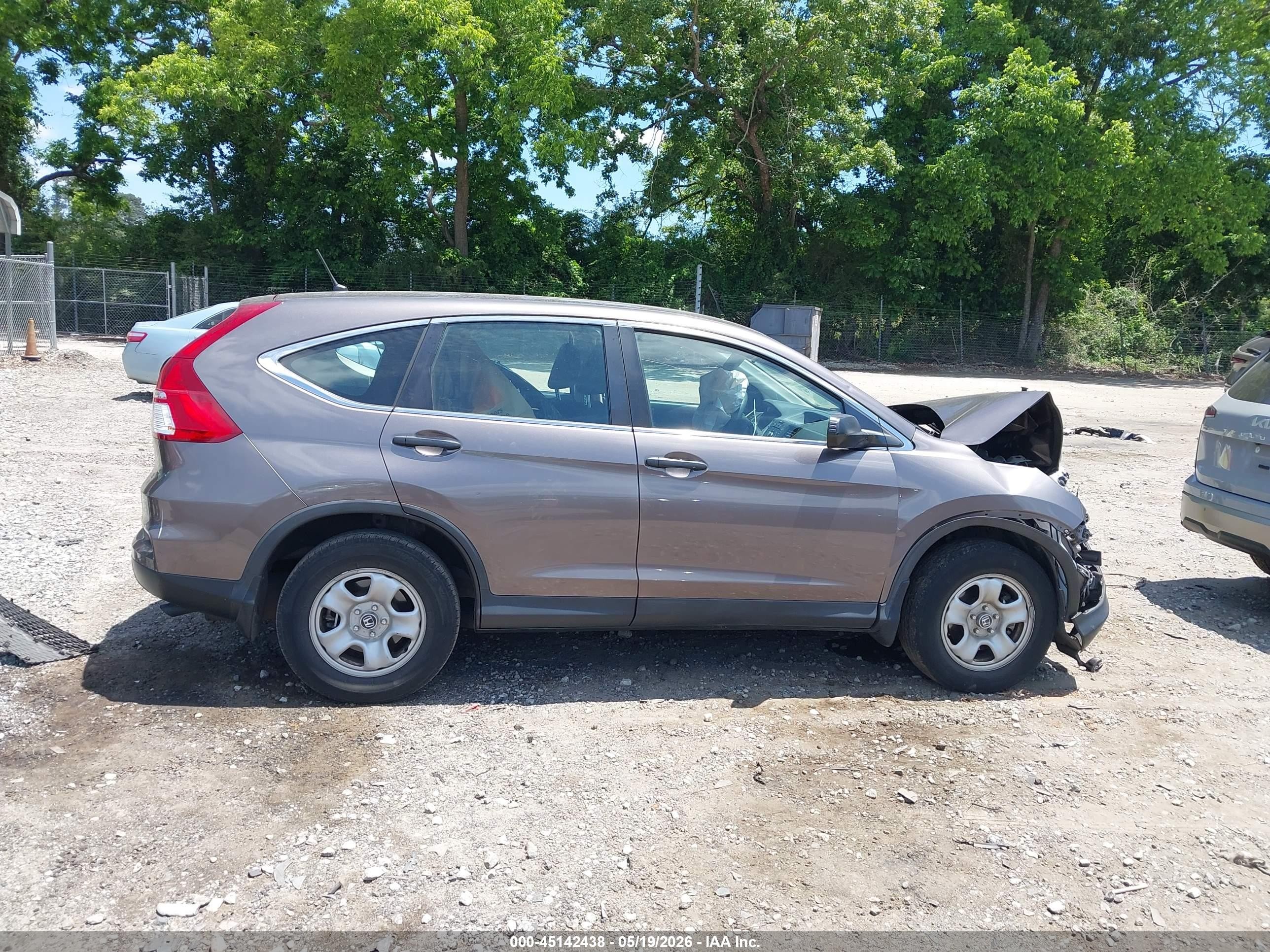 2015 Honda Cr-v Lx Brown vin: 3CZRM3H35FG709789
