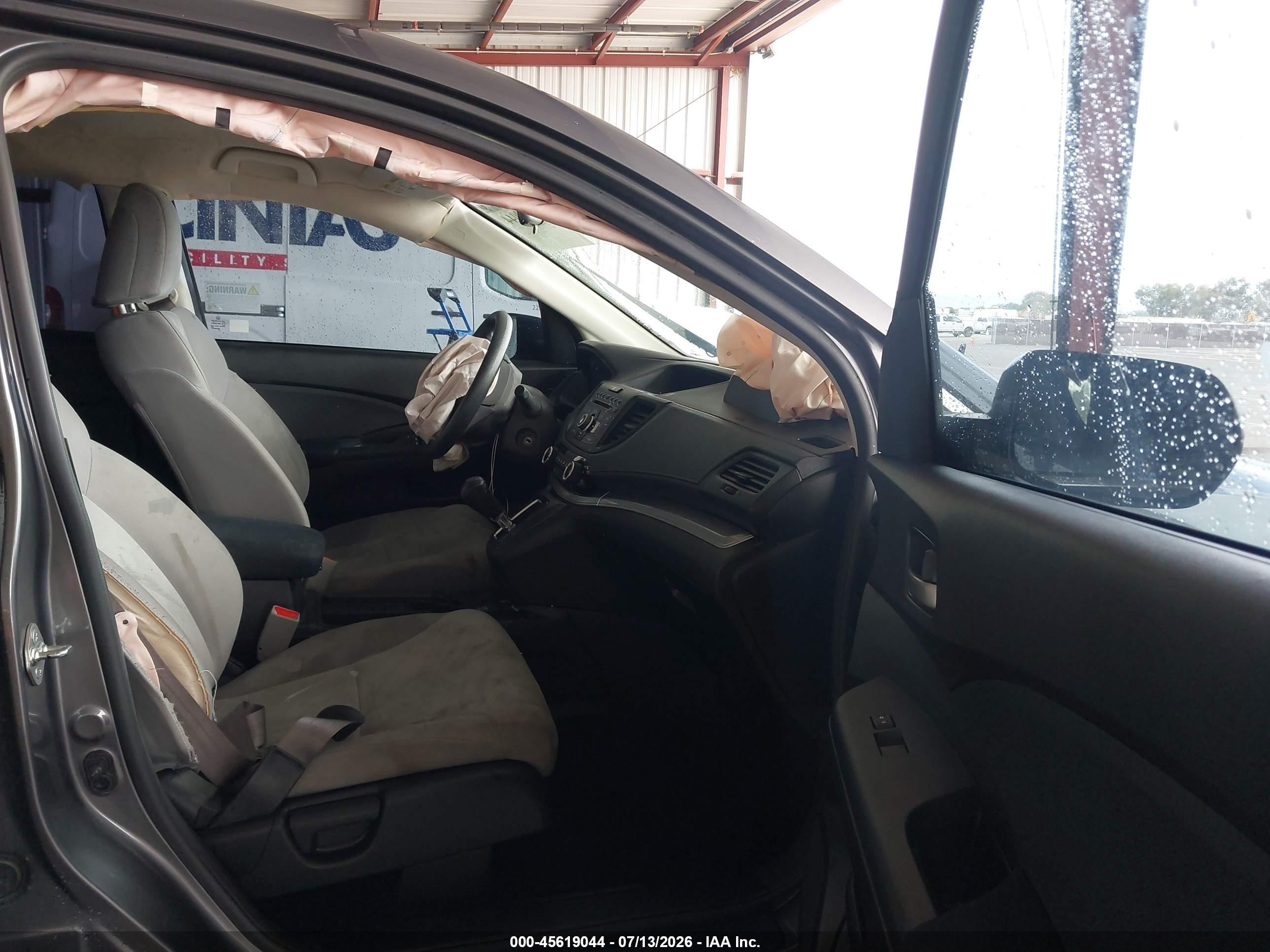 2015 Honda Cr-v Lx Gray vin: 3CZRM3H35FG710456
