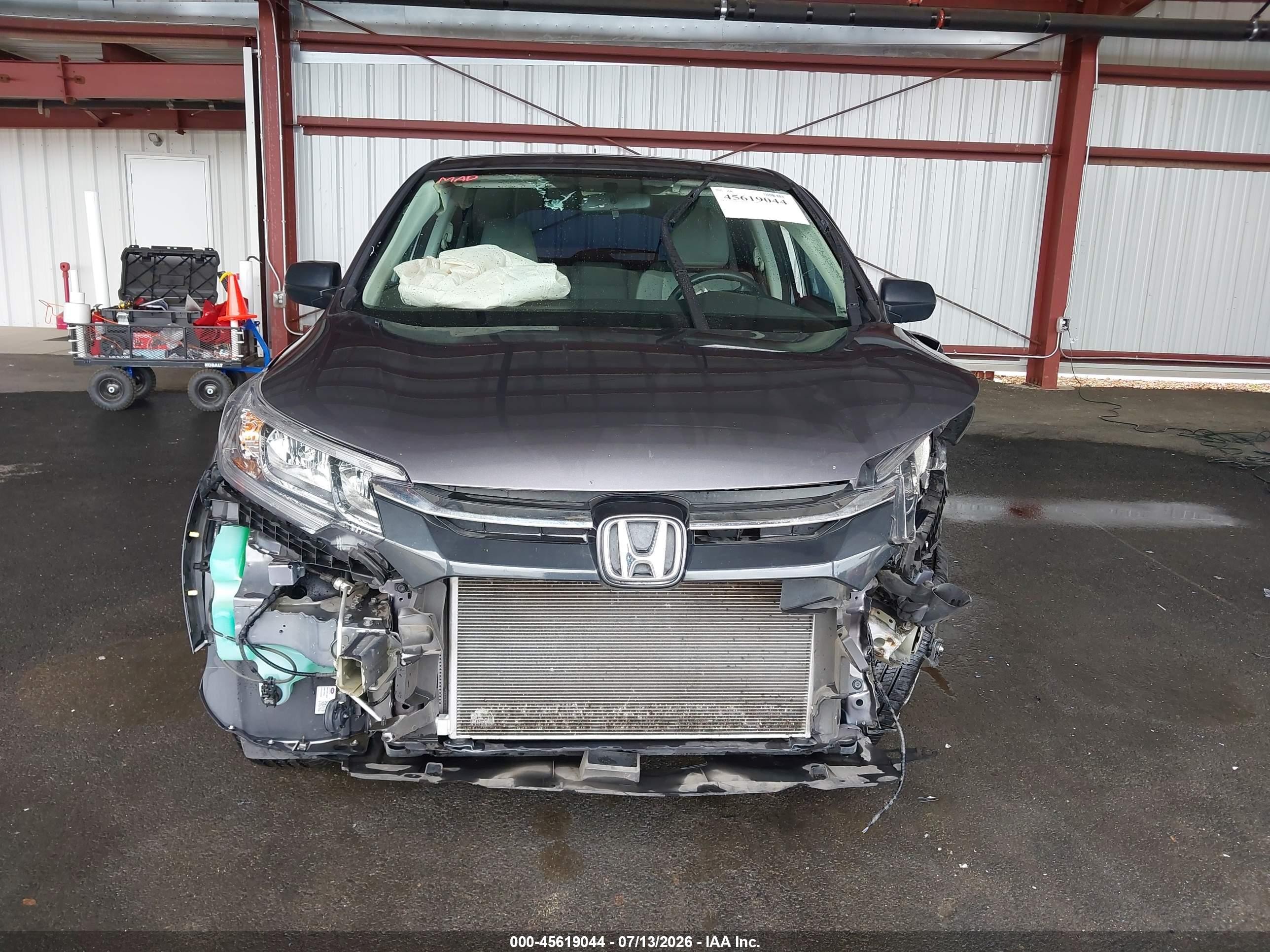 2015 Honda Cr-v Lx Gray vin: 3CZRM3H35FG710456