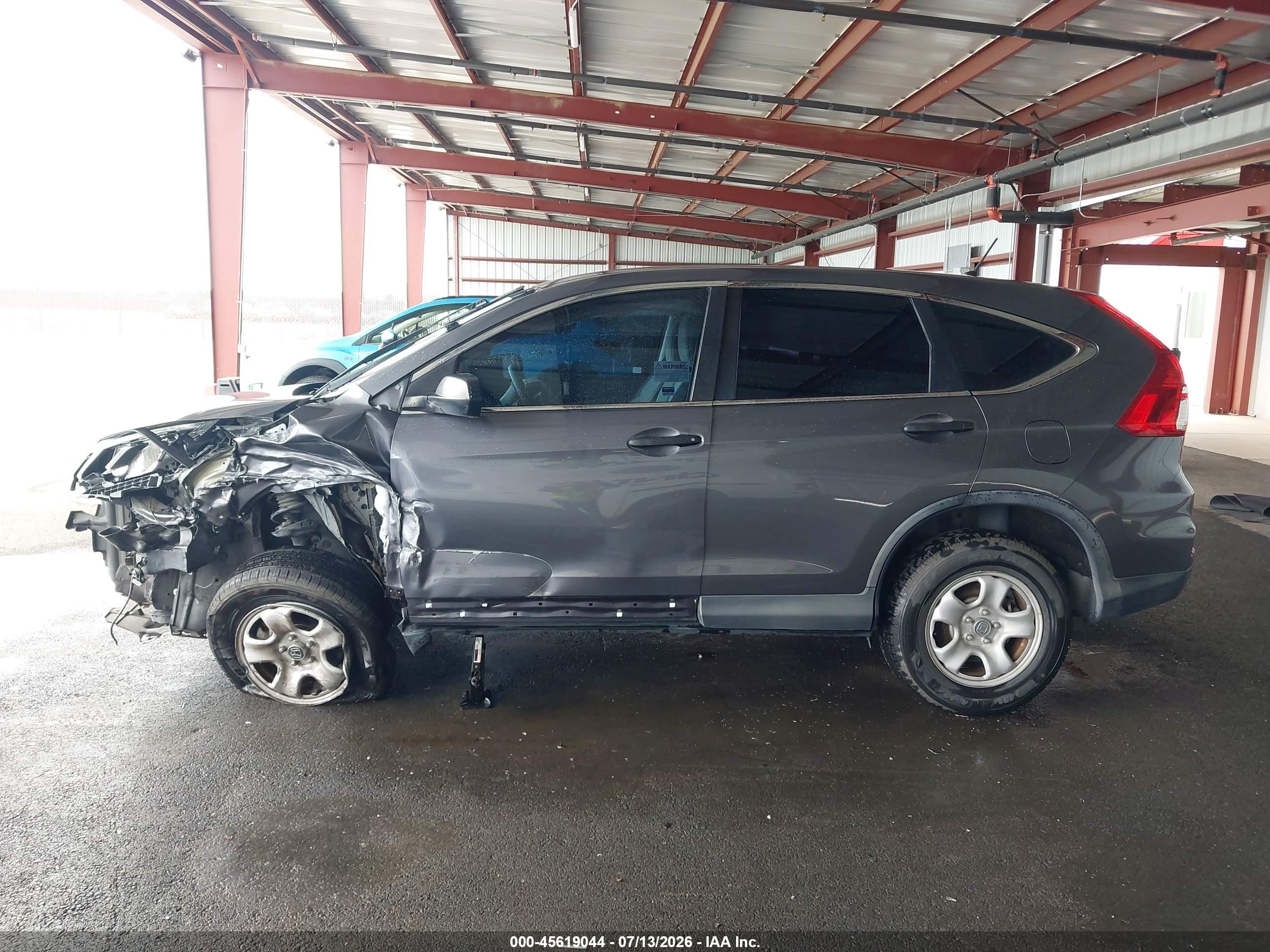 2015 Honda Cr-v Lx Gray vin: 3CZRM3H35FG710456