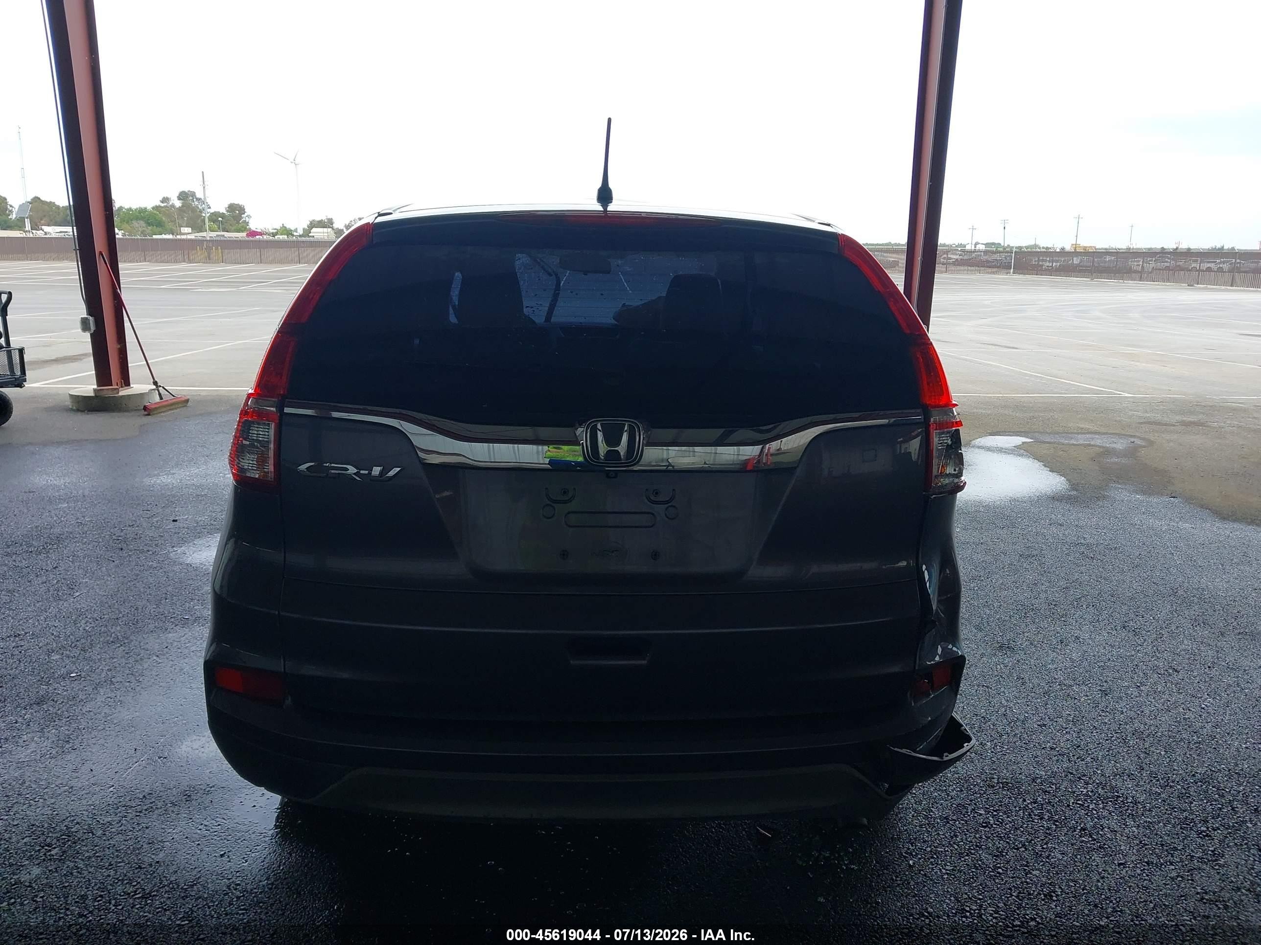 2015 Honda Cr-v Lx Gray vin: 3CZRM3H35FG710456