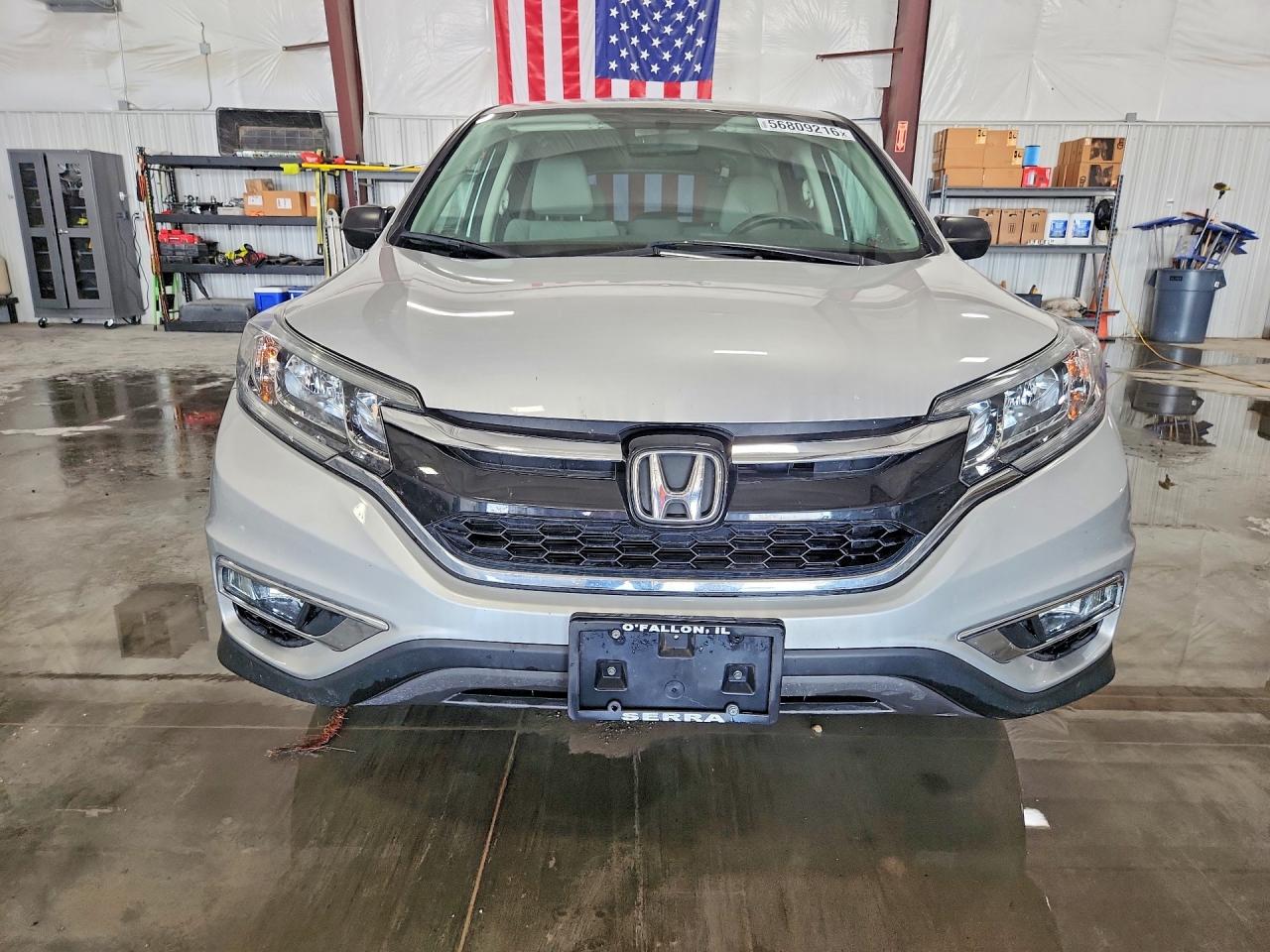 2015 Honda Cr-v Lx Silver vin: 3CZRM3H35FG711462