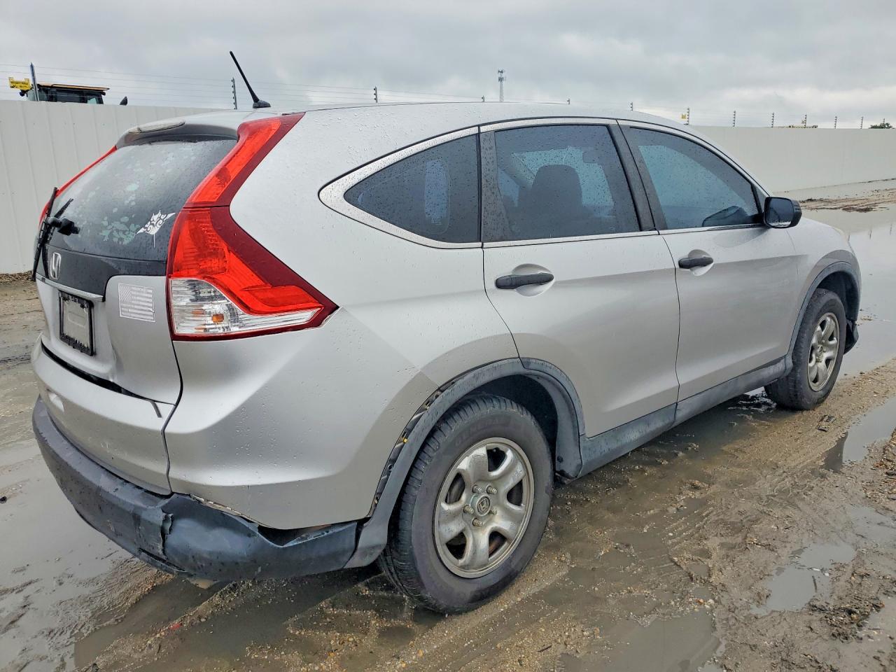 2013 Honda Cr-v Lx Silver vin: 3CZRM3H36DG704095