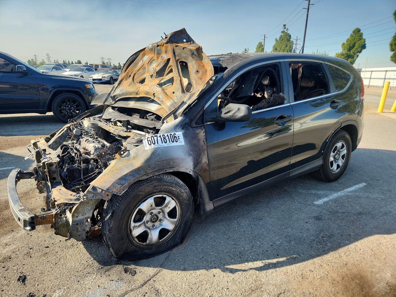 2013 Honda Cr-v Lx Черный vin: 3CZRM3H36DG711399