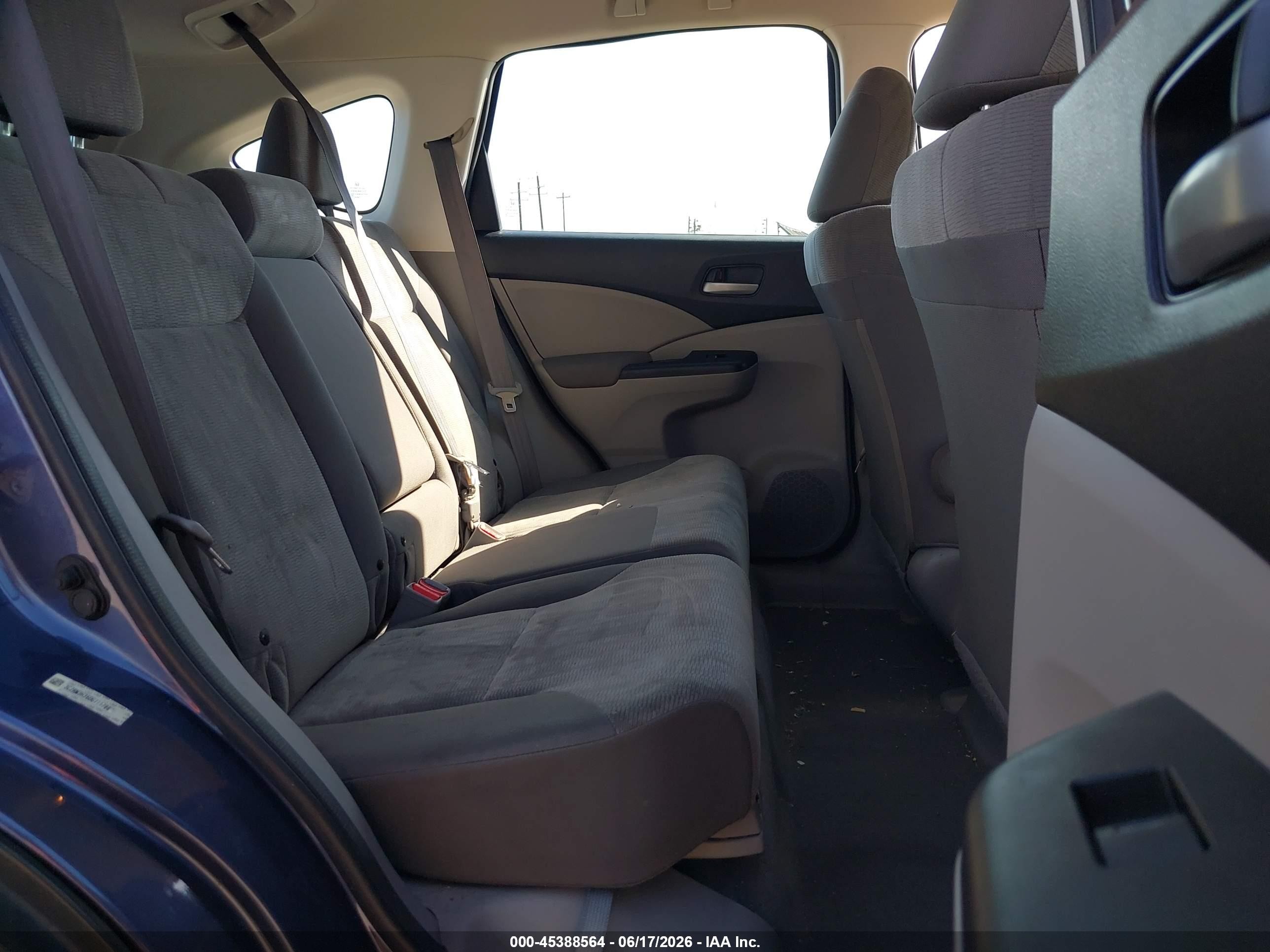 2013 Honda Cr-v Lx Blue vin: 3CZRM3H36DG711788