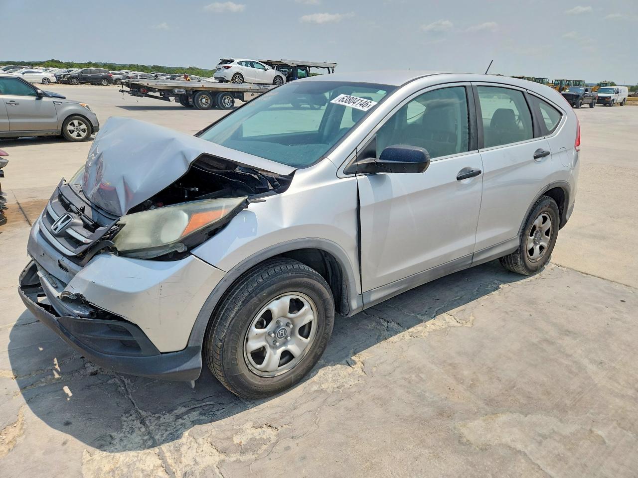 2014 Honda Cr-v Lx Silver vin: 3CZRM3H36EG709363