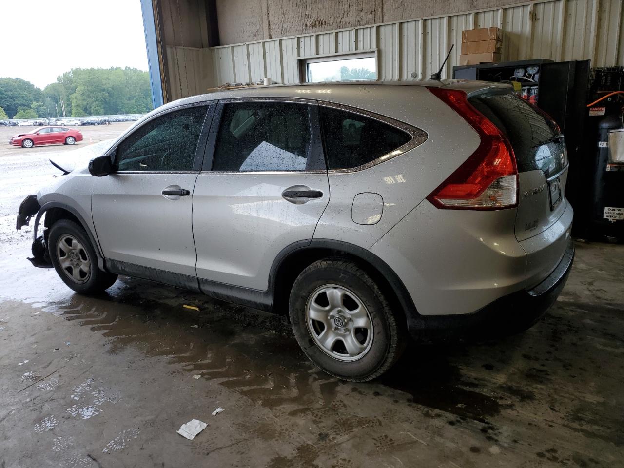 2014 Honda Cr-v Lx Silver vin: 3CZRM3H36EG710092