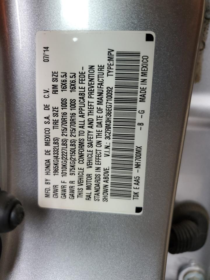 2014 Honda Cr-v Lx Silver vin: 3CZRM3H36EG710092