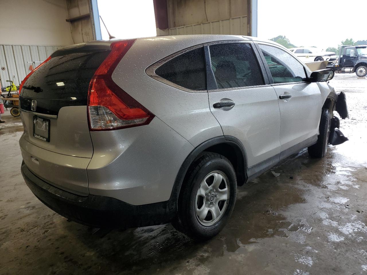 2014 Honda Cr-v Lx Silver vin: 3CZRM3H36EG710092