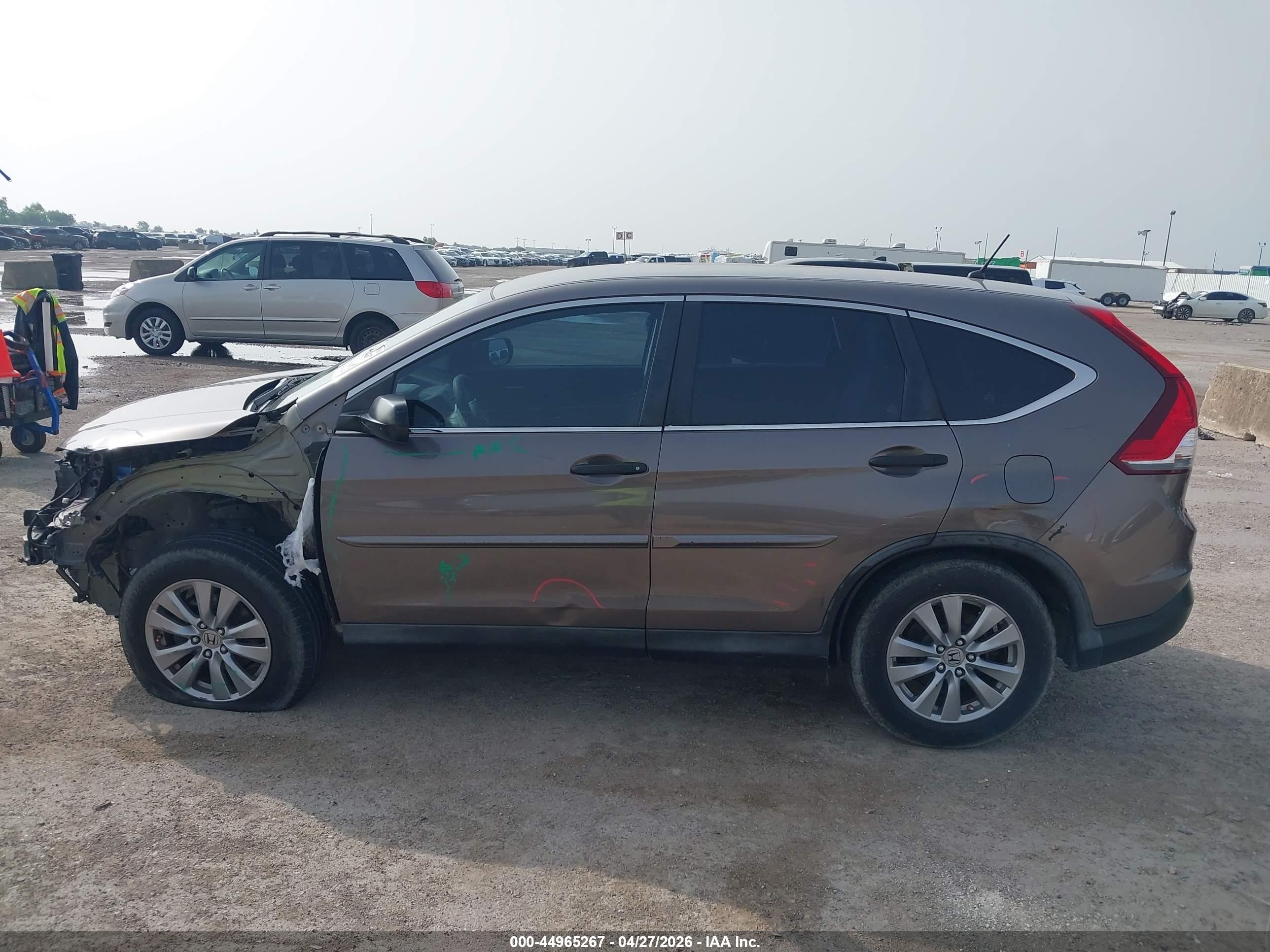 2014 Honda Cr-v Lx Коричневый vin: 3CZRM3H36EG711002