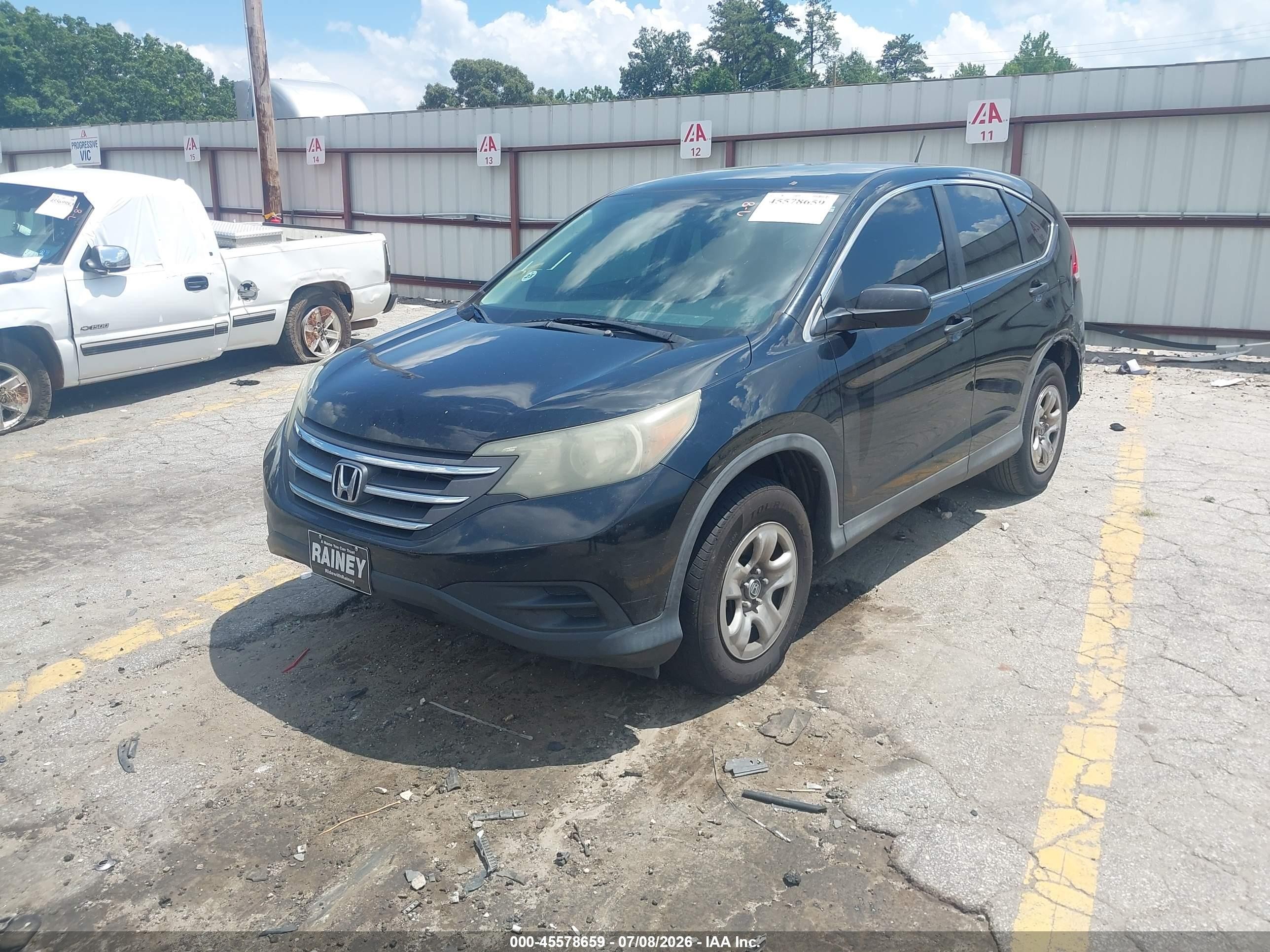2014 Honda Cr-v Lx Black vin: 3CZRM3H36EG717236