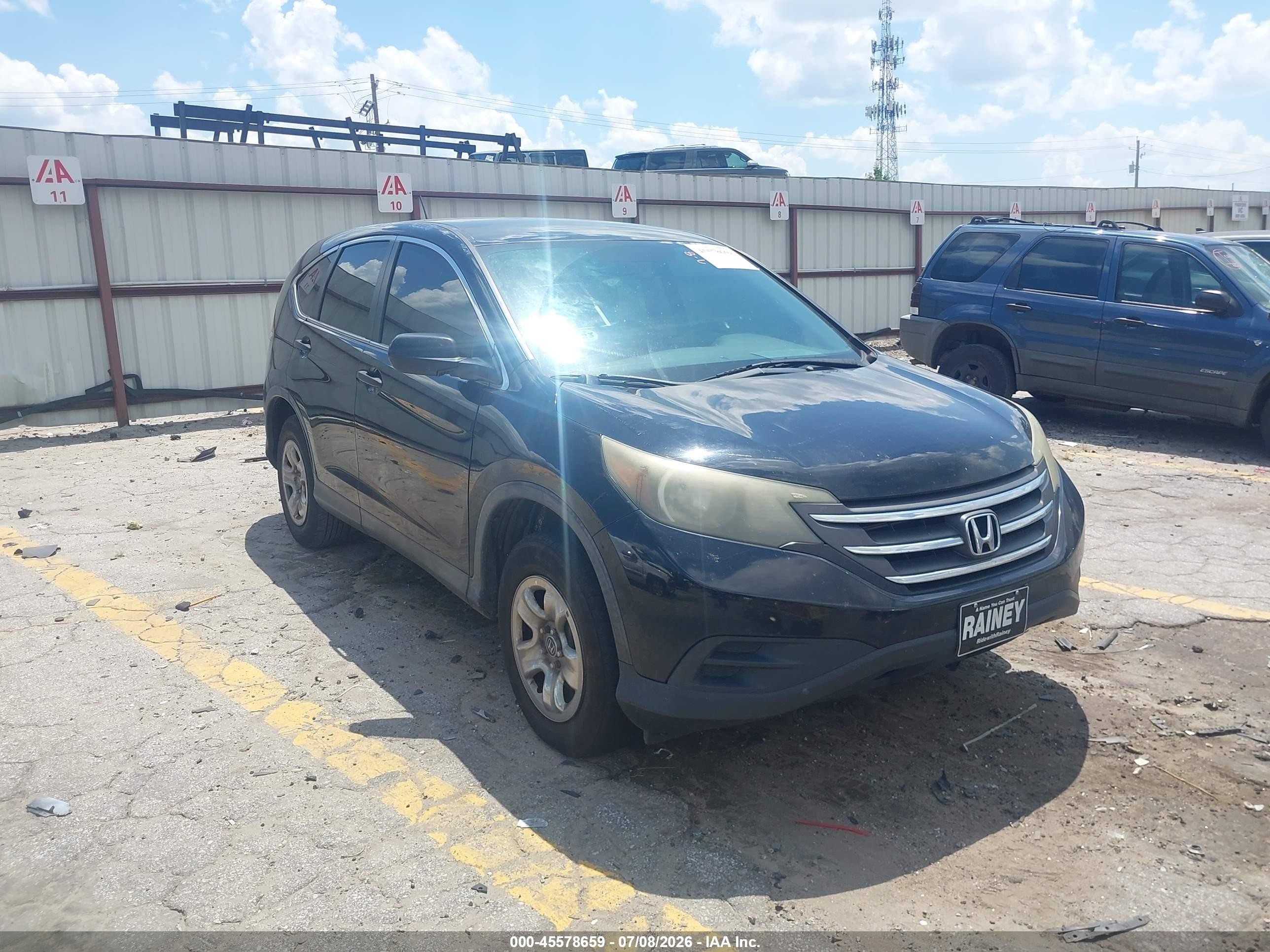 2014 Honda Cr-v Lx Black vin: 3CZRM3H36EG717236