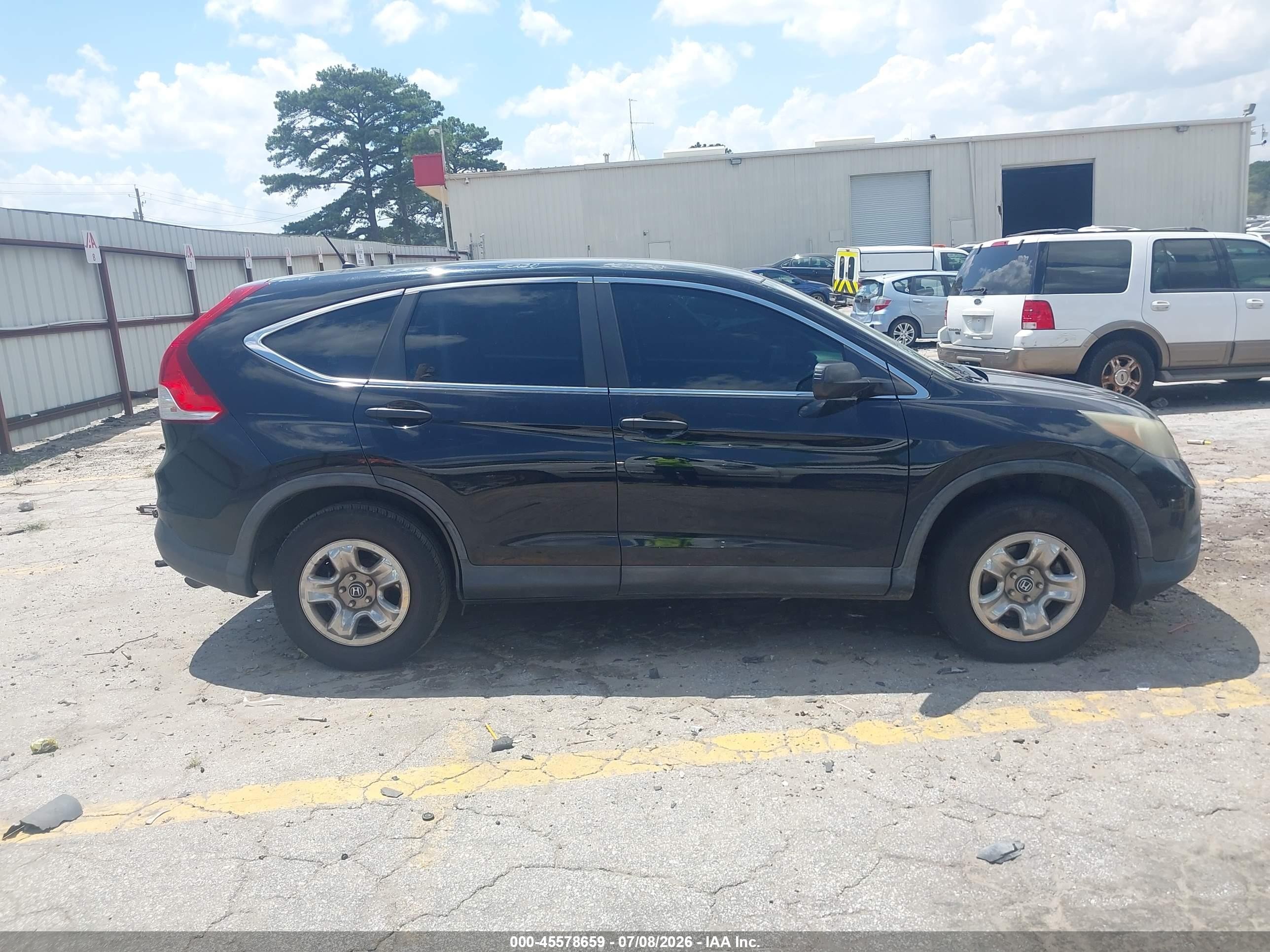 2014 Honda Cr-v Lx Black vin: 3CZRM3H36EG717236
