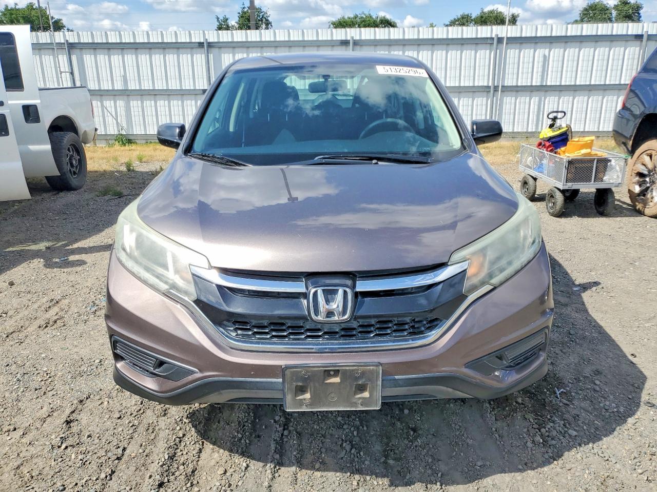 2015 Honda Cr-v Lx Brown vin: 3CZRM3H36FG700938