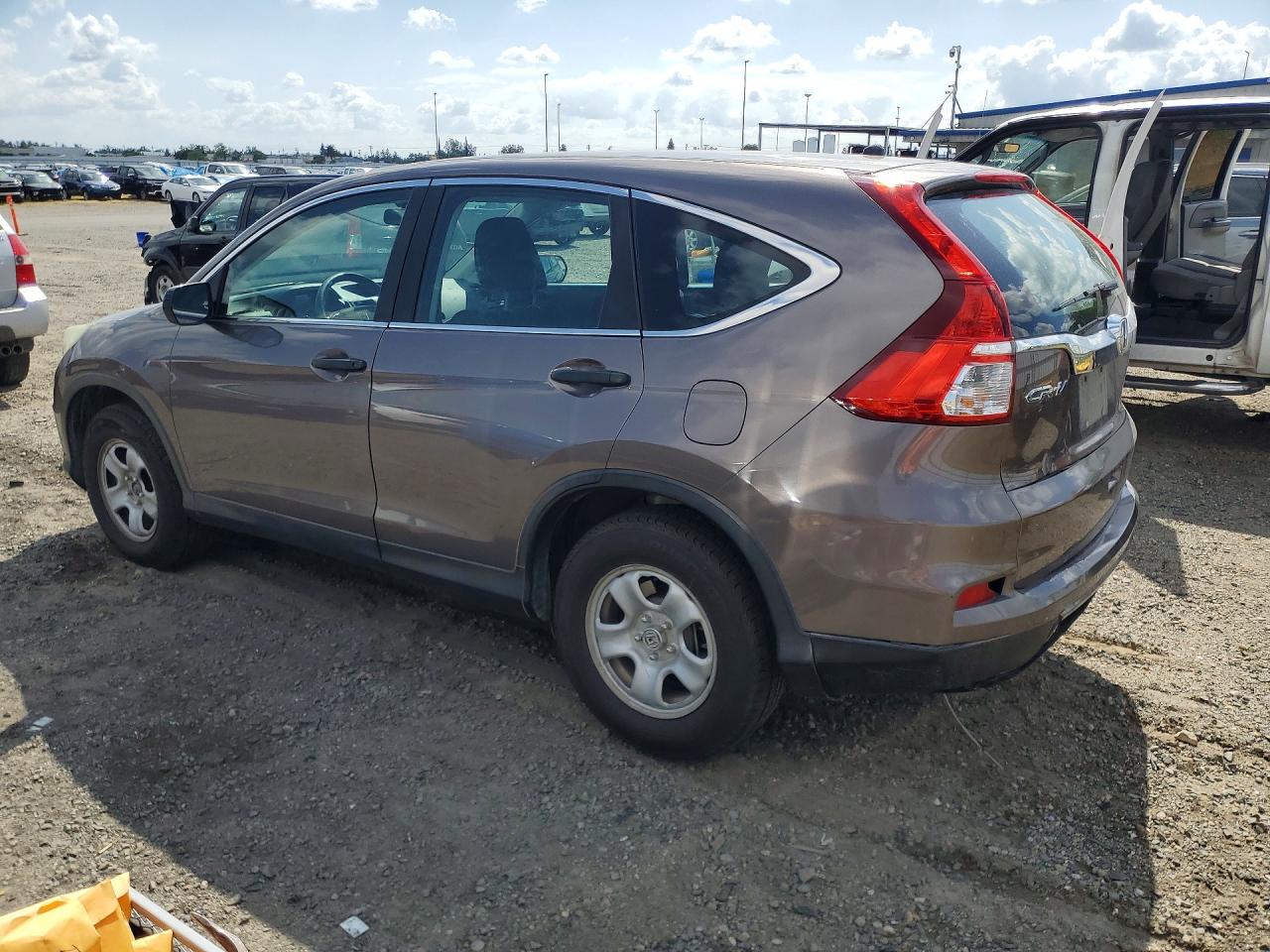 2015 Honda Cr-v Lx Brown vin: 3CZRM3H36FG700938