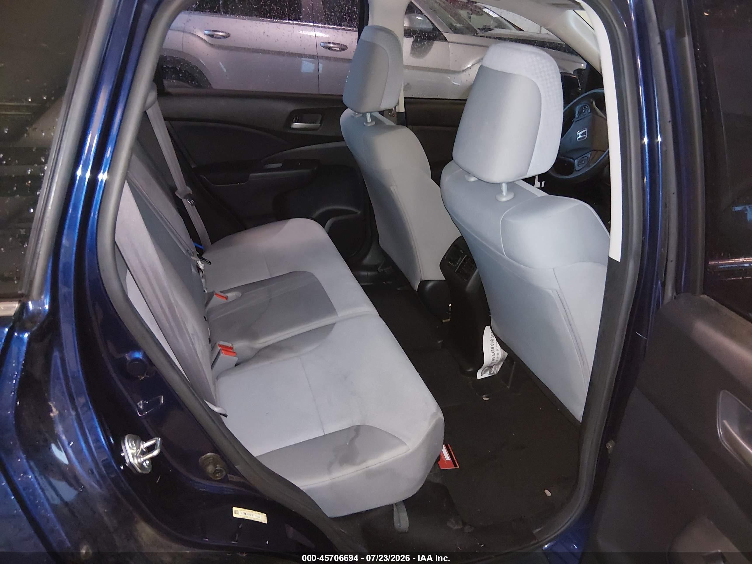 2015 Honda Cr-v Lx Navy vin: 3CZRM3H36FG710045