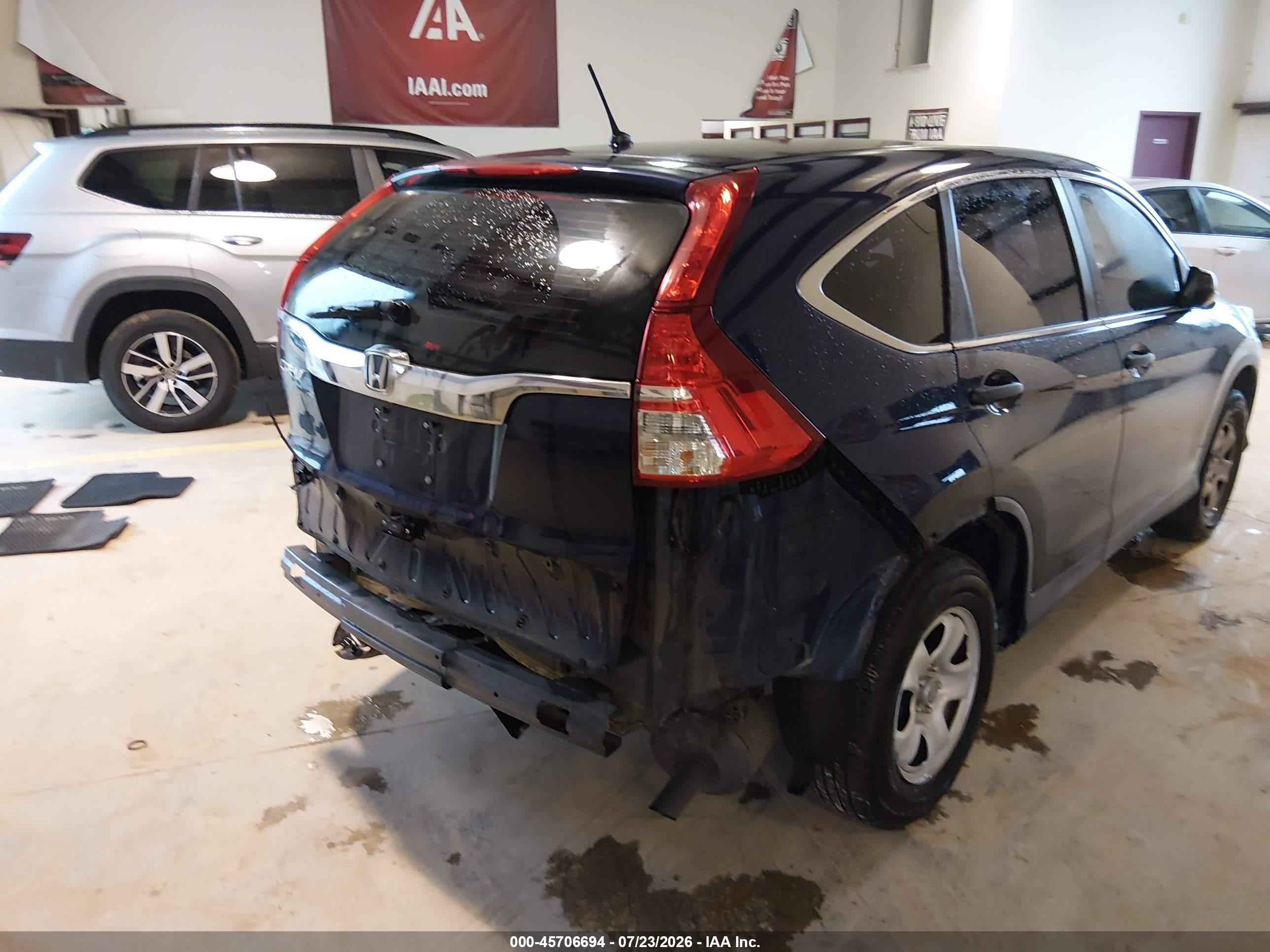 2015 Honda Cr-v Lx Navy vin: 3CZRM3H36FG710045