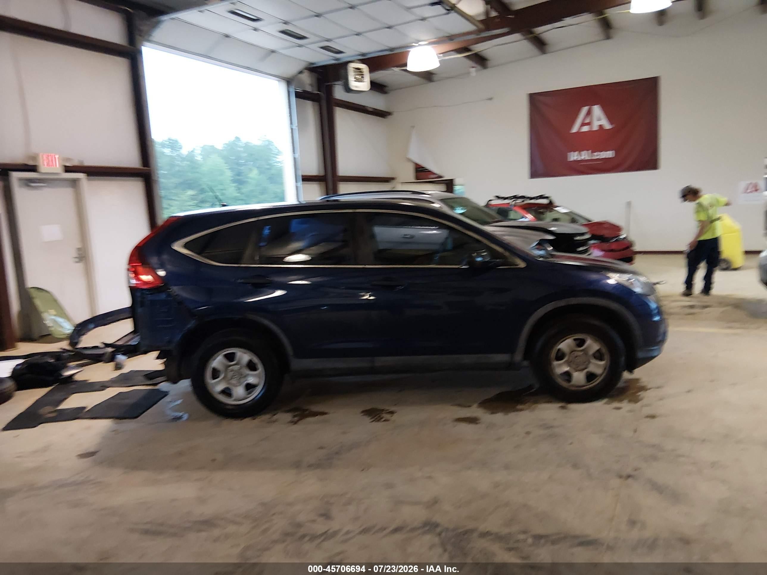 2015 Honda Cr-v Lx Navy vin: 3CZRM3H36FG710045