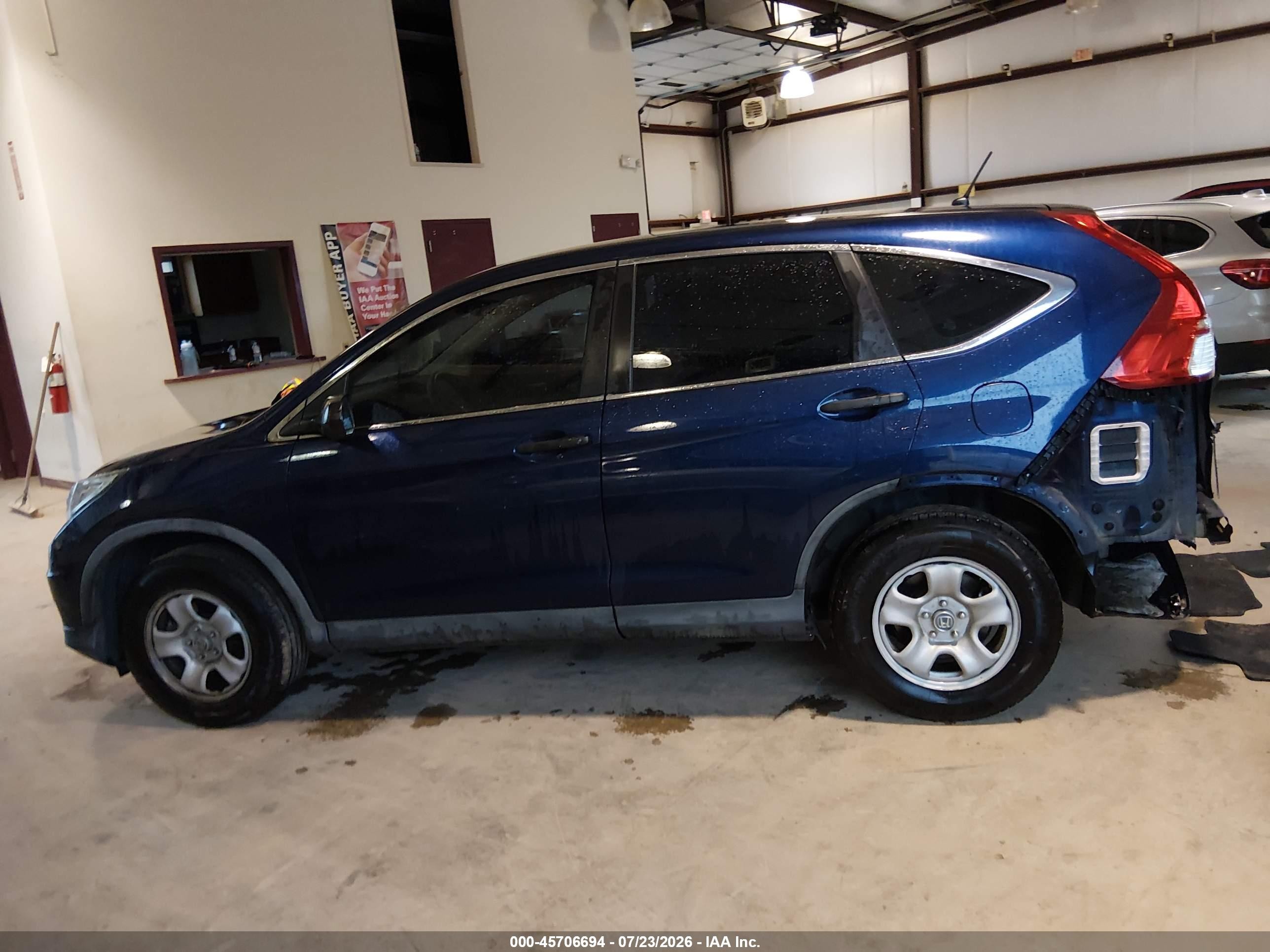 2015 Honda Cr-v Lx Navy vin: 3CZRM3H36FG710045
