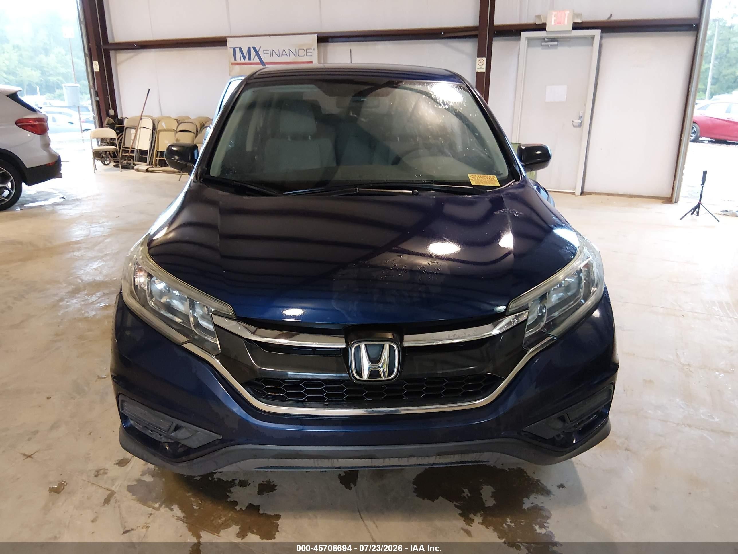 2015 Honda Cr-v Lx Navy vin: 3CZRM3H36FG710045